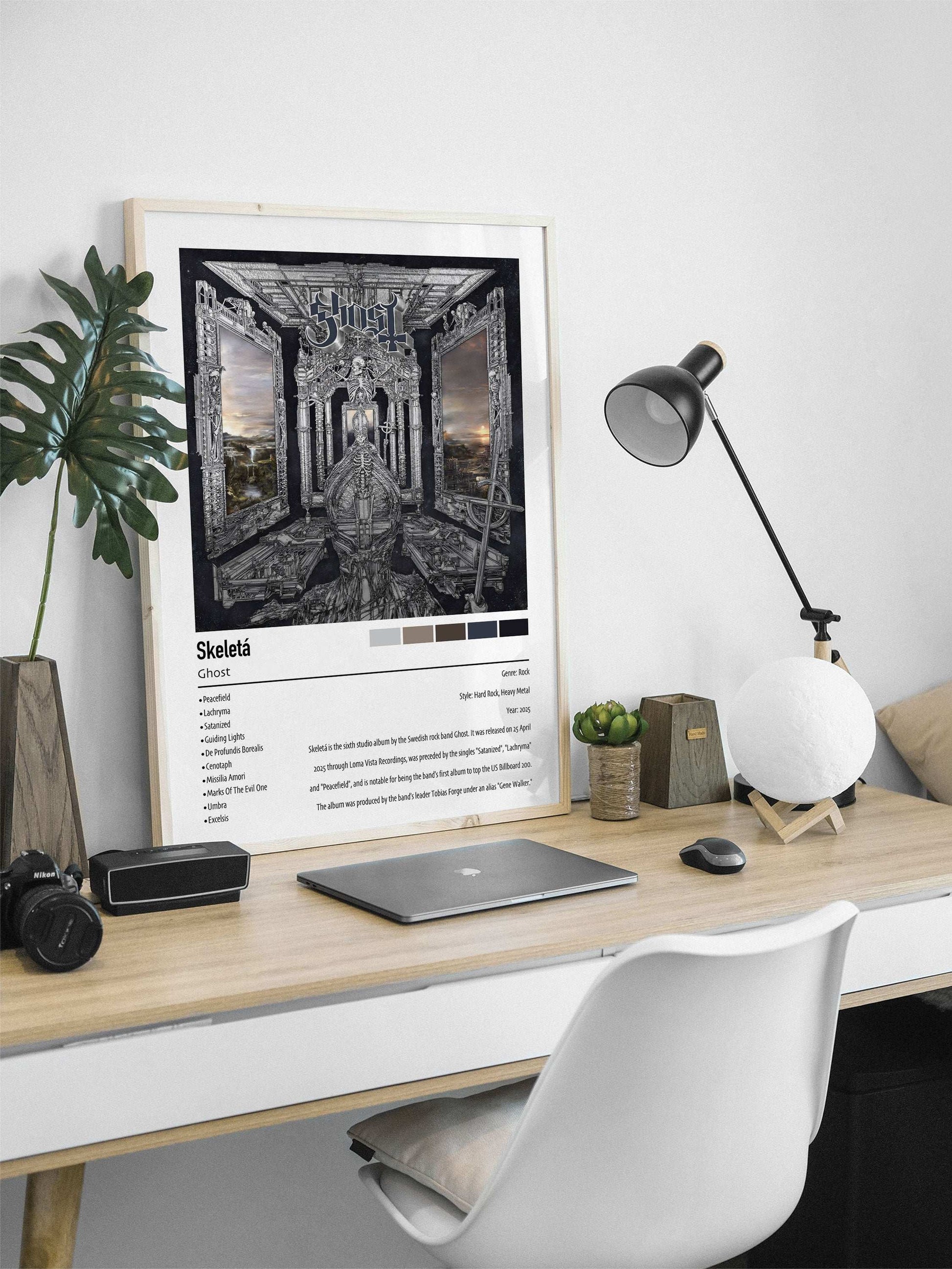 Ghost | Skeletá | Custom Album Cover Poster Print