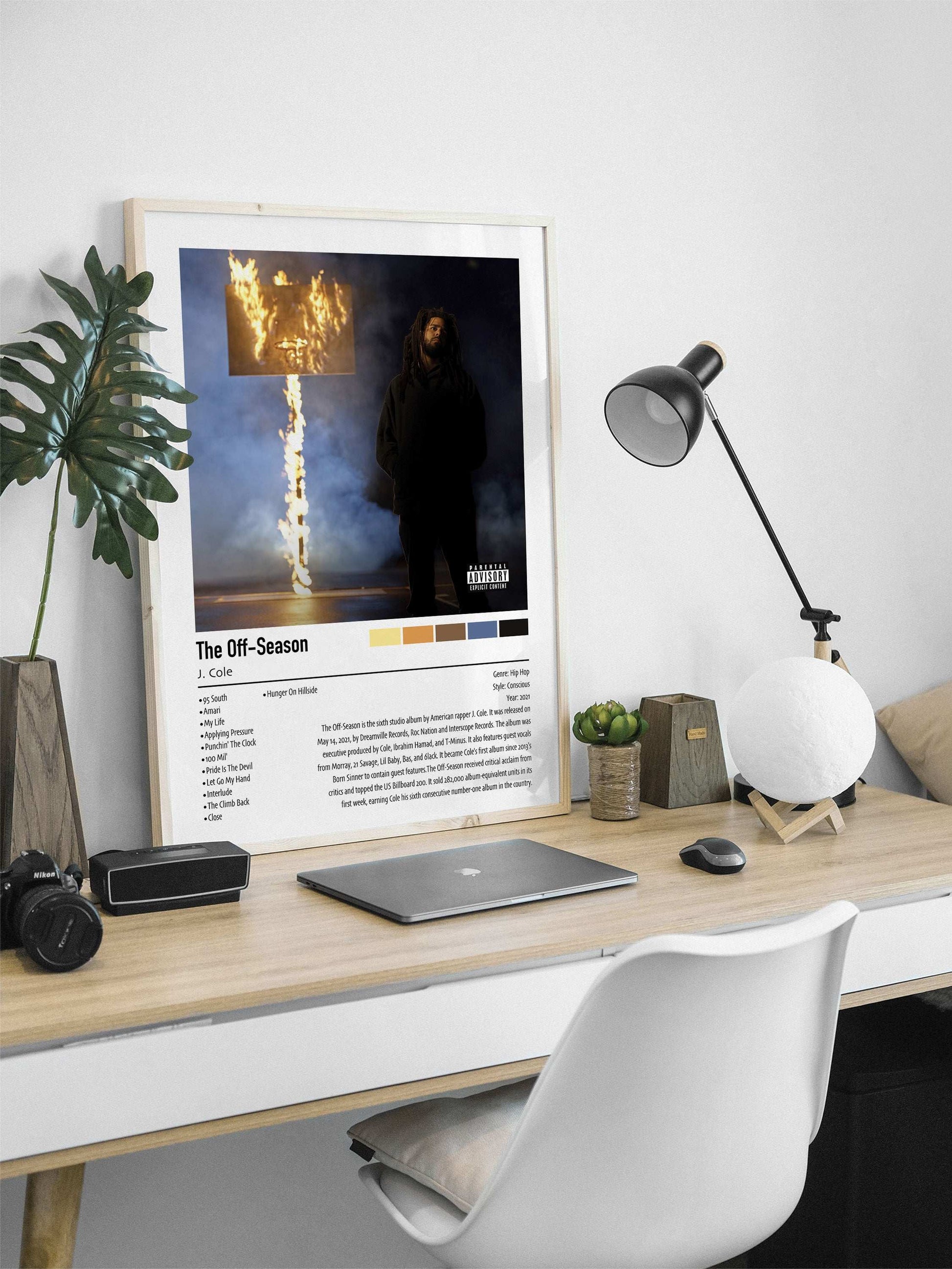 J. Cole | The Off-Season | Custom Album Cover Poster Print