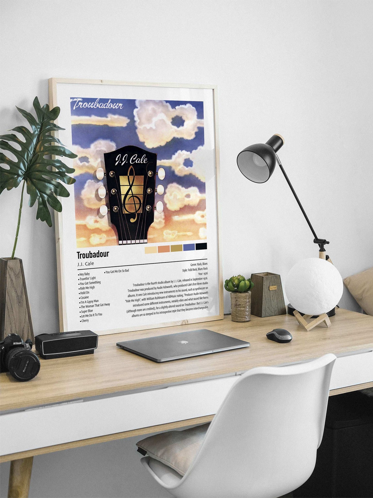 J.J. Cale | Troubadour | Custom Album Cover Poster Print