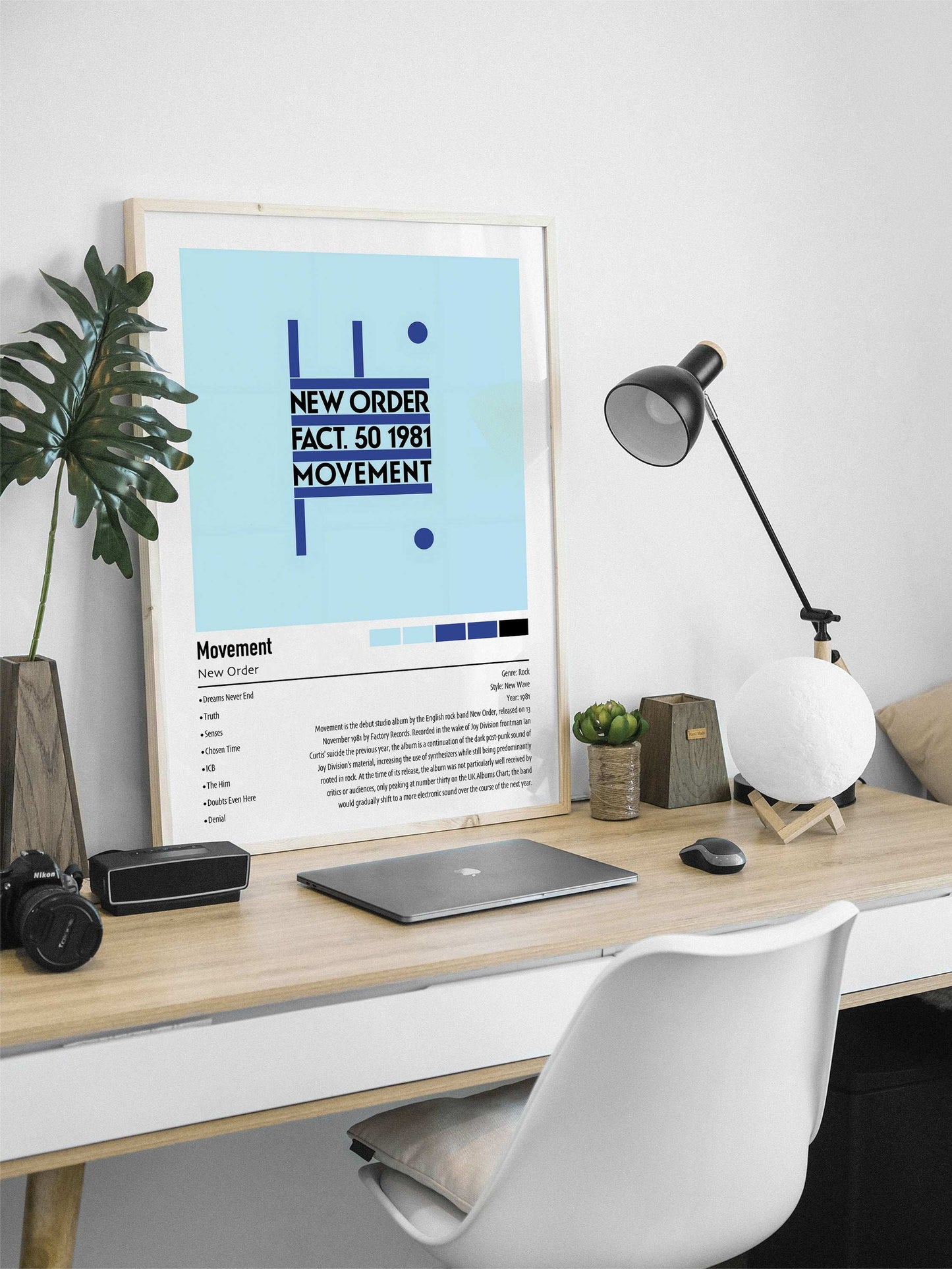 New Order | Movement | Custom Album Cover Poster Print