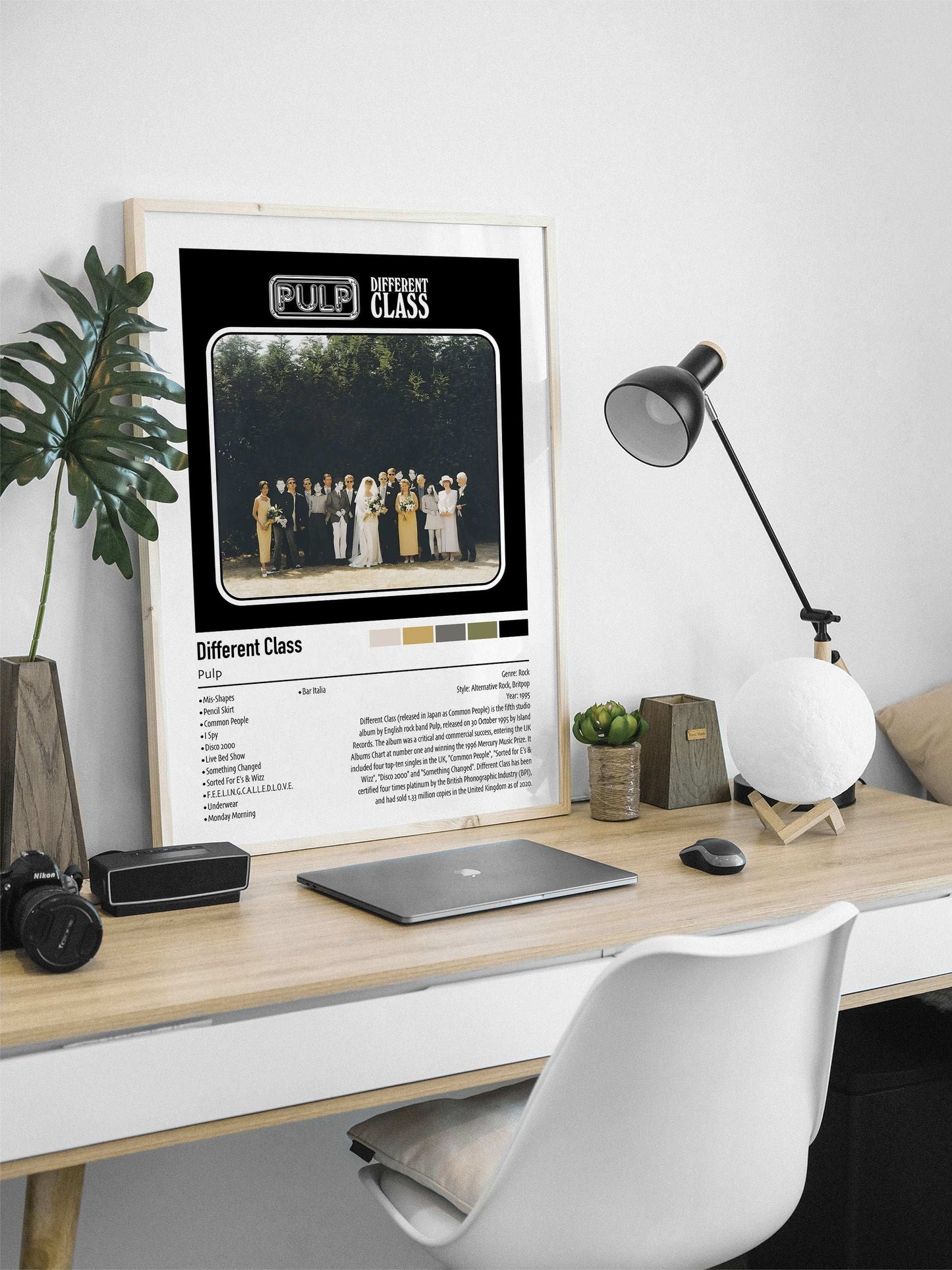 Pulp | Different Class | Custom Album Cover Poster Print