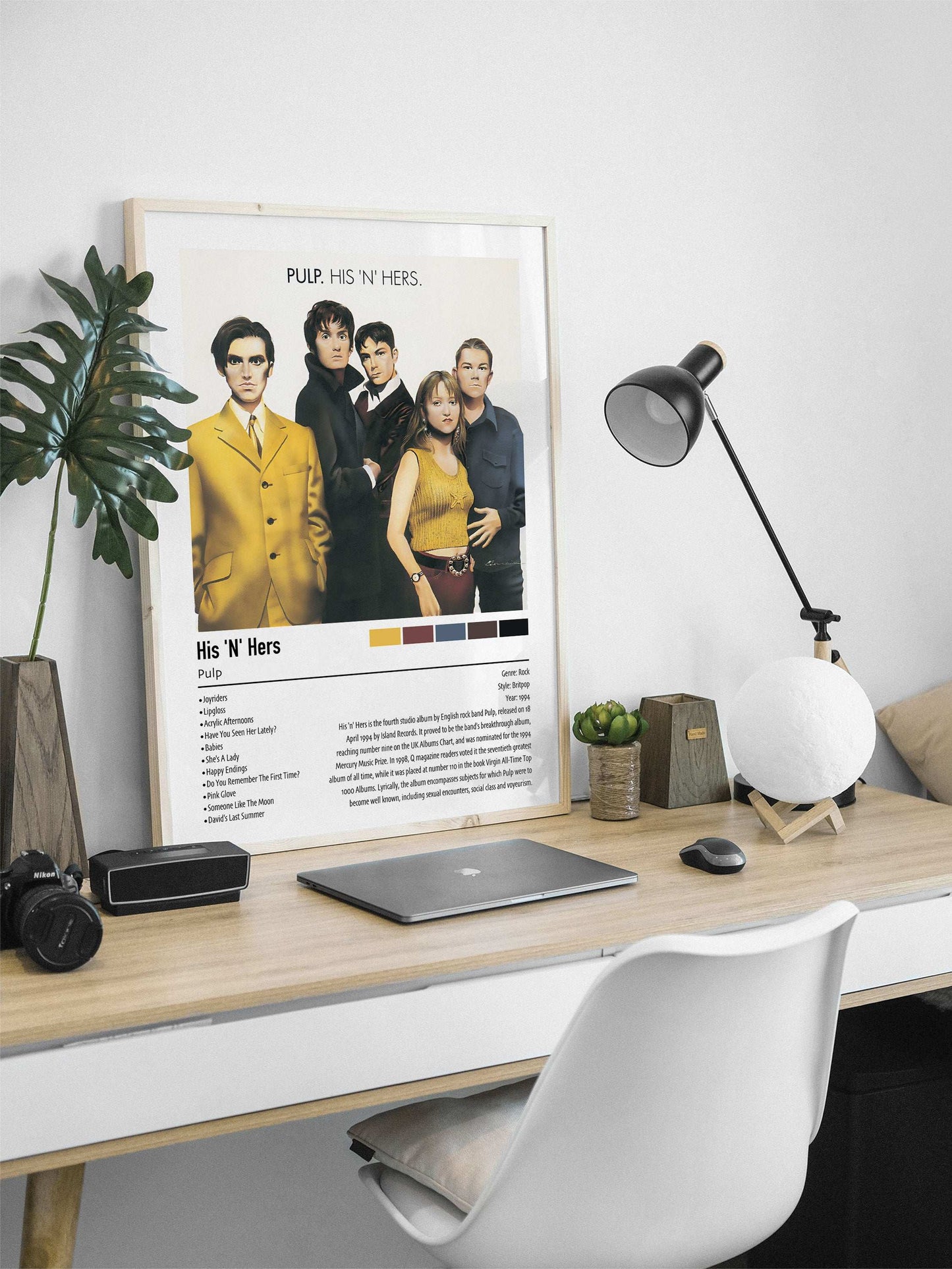Pulp | His 'N' Hers | Custom Album Cover Poster Print