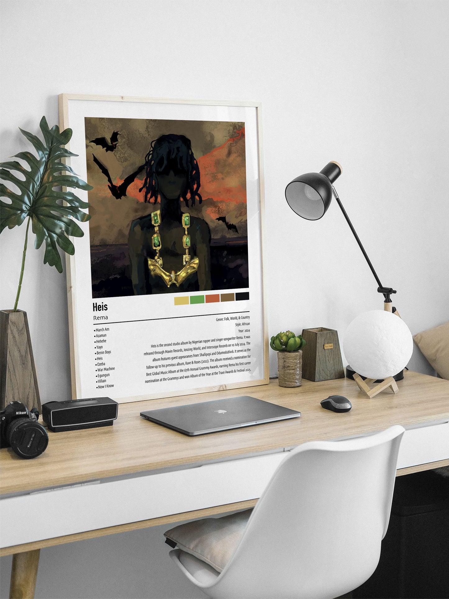 Rena | Heis | Custom Album Cover Poster Print
