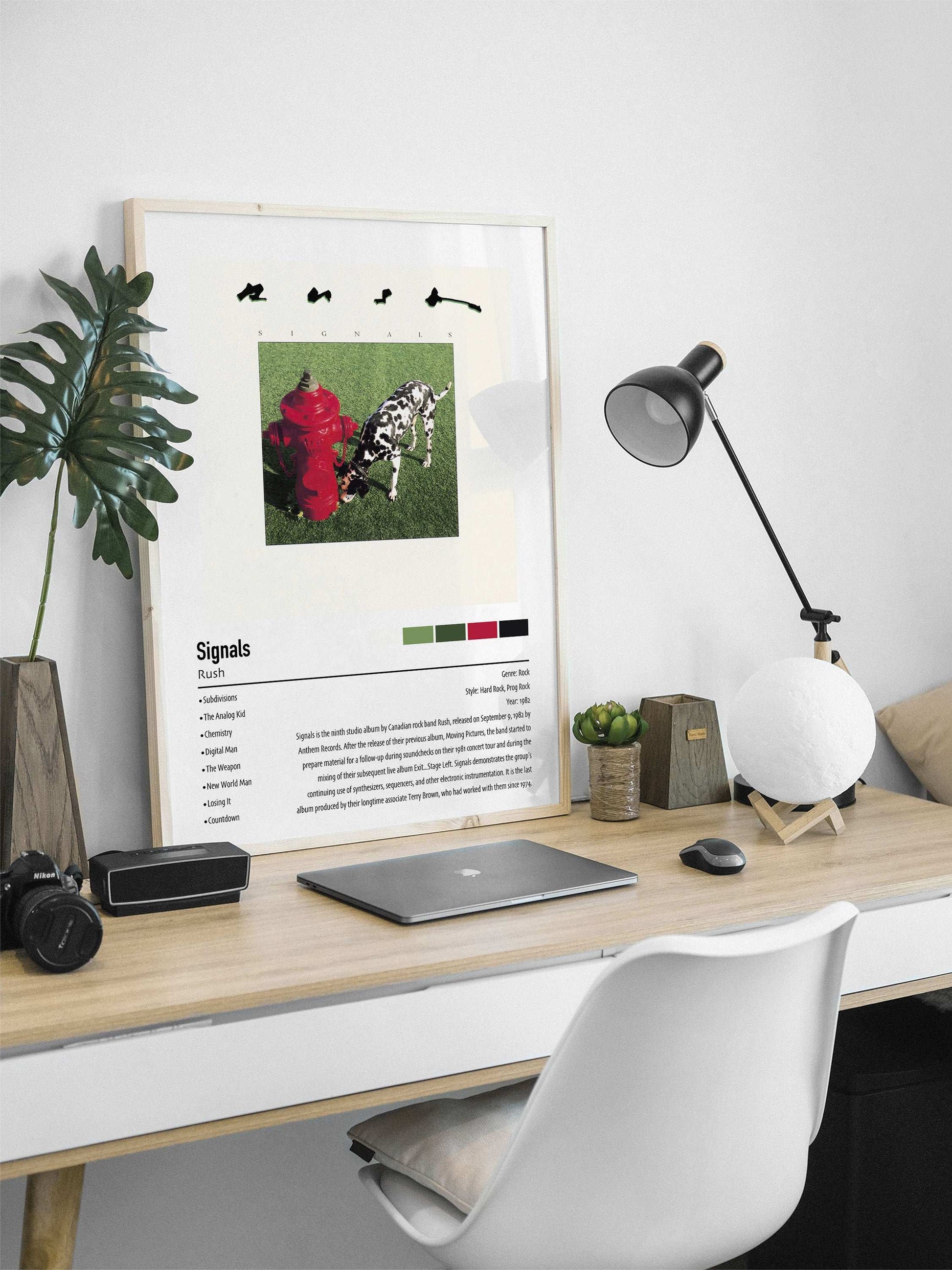 Rush | Signals | Custom Album Cover Poster Print