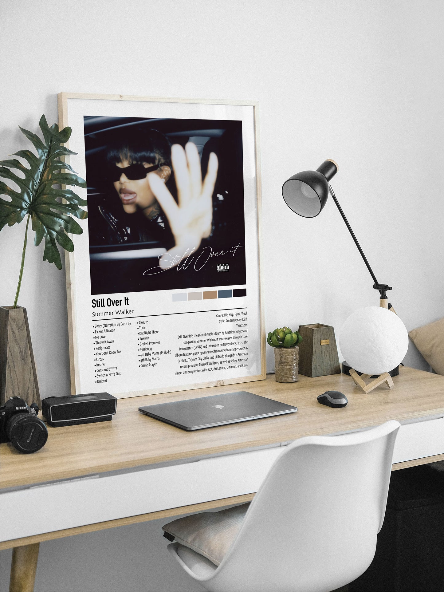 Summer Walker | Still Over It | Custom Album Cover Poster Print