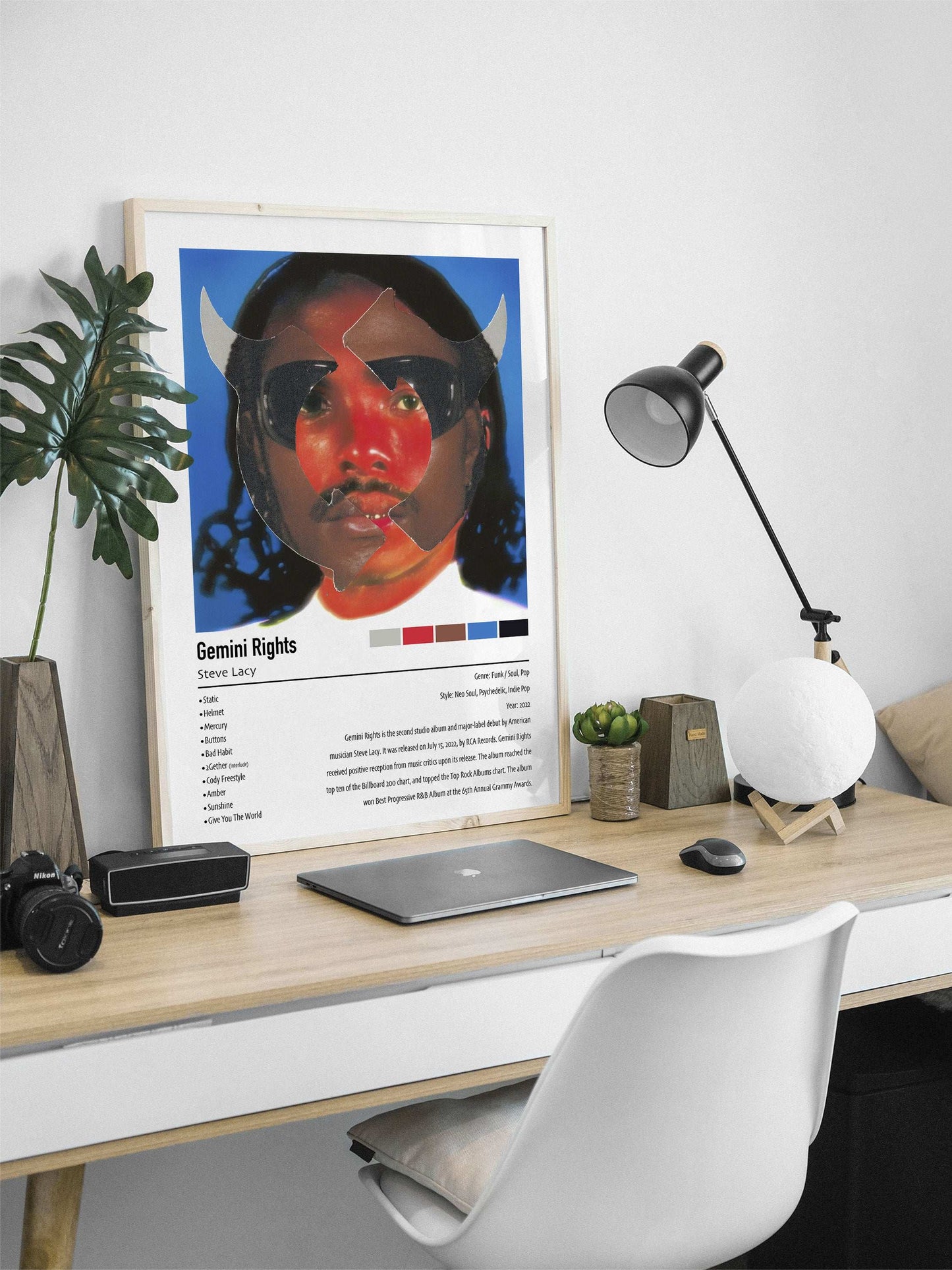 Steve Lacy | Gemini Rights | Custom Album Cover Poster Print
