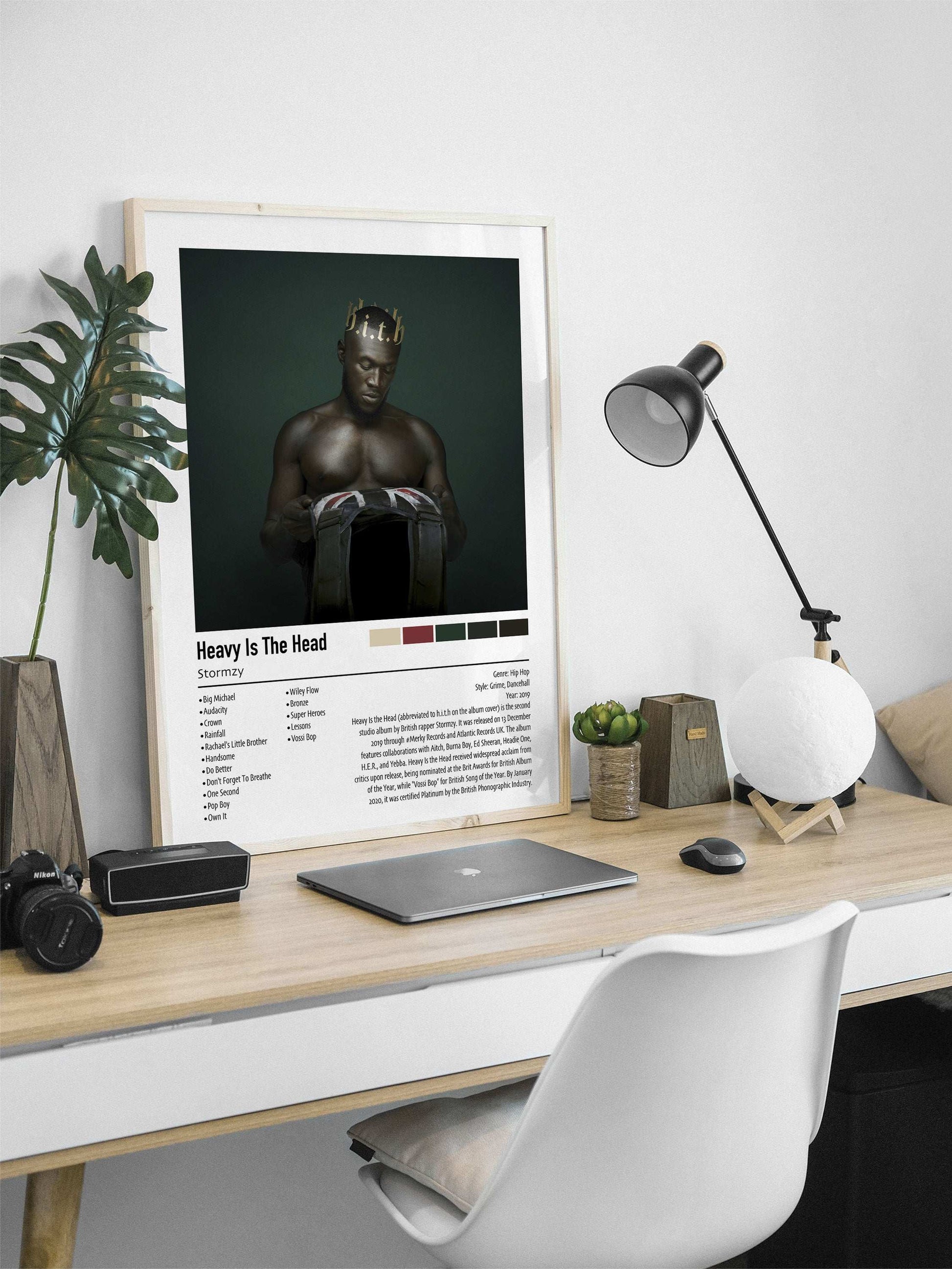 Stormzy | Heavy Is The Head | Custom Album Cover Poster Print