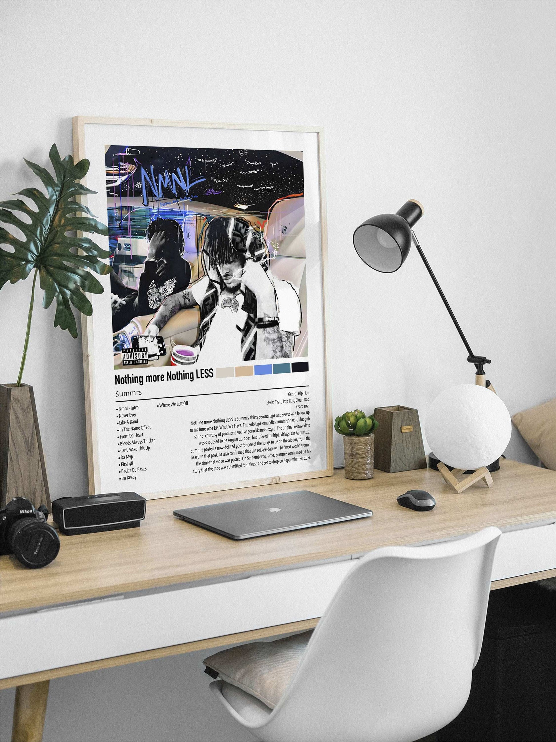 Summrs | Nothing more Nothing LESS | Custom Album Cover Poster Print