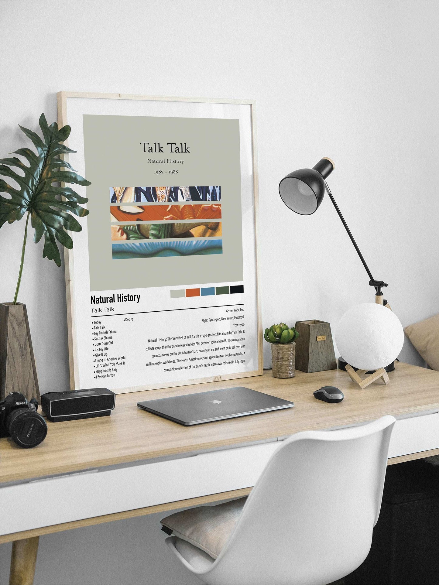 Talk Talk | Natural History: The Very Best of Talk Talk  | Custom Album Cover Poster Print