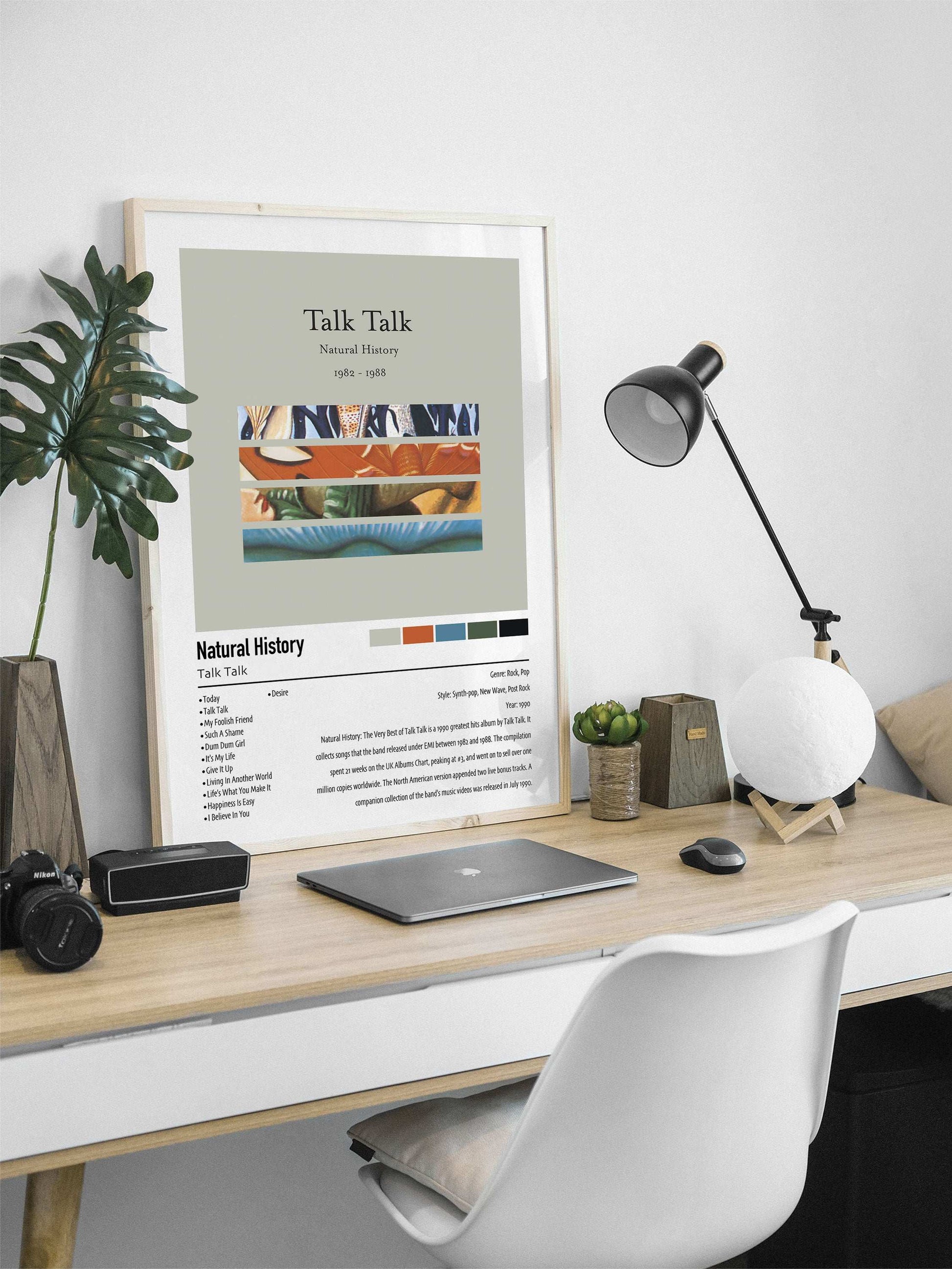 Talk Talk | Natural History: The Very Best of Talk Talk  | Custom Album Cover Poster Print