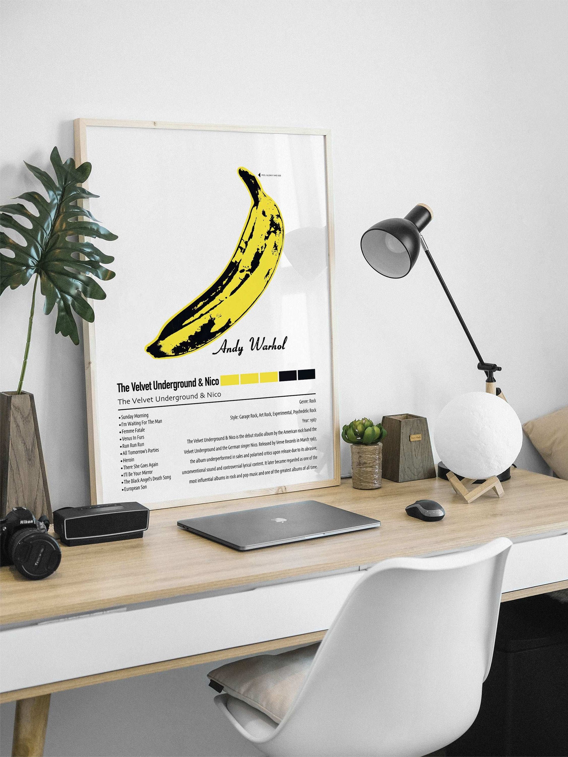 The Velvet Underground & Nico | The Velvet Underground & Nico | Custom Album Cover Poster Print