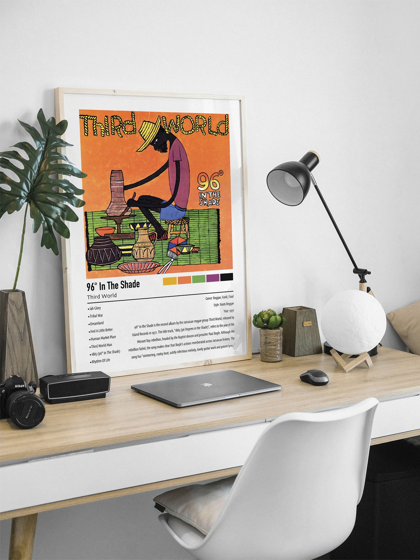 Third World | 96° In The Shade | Custom Album Cover Poster Print
