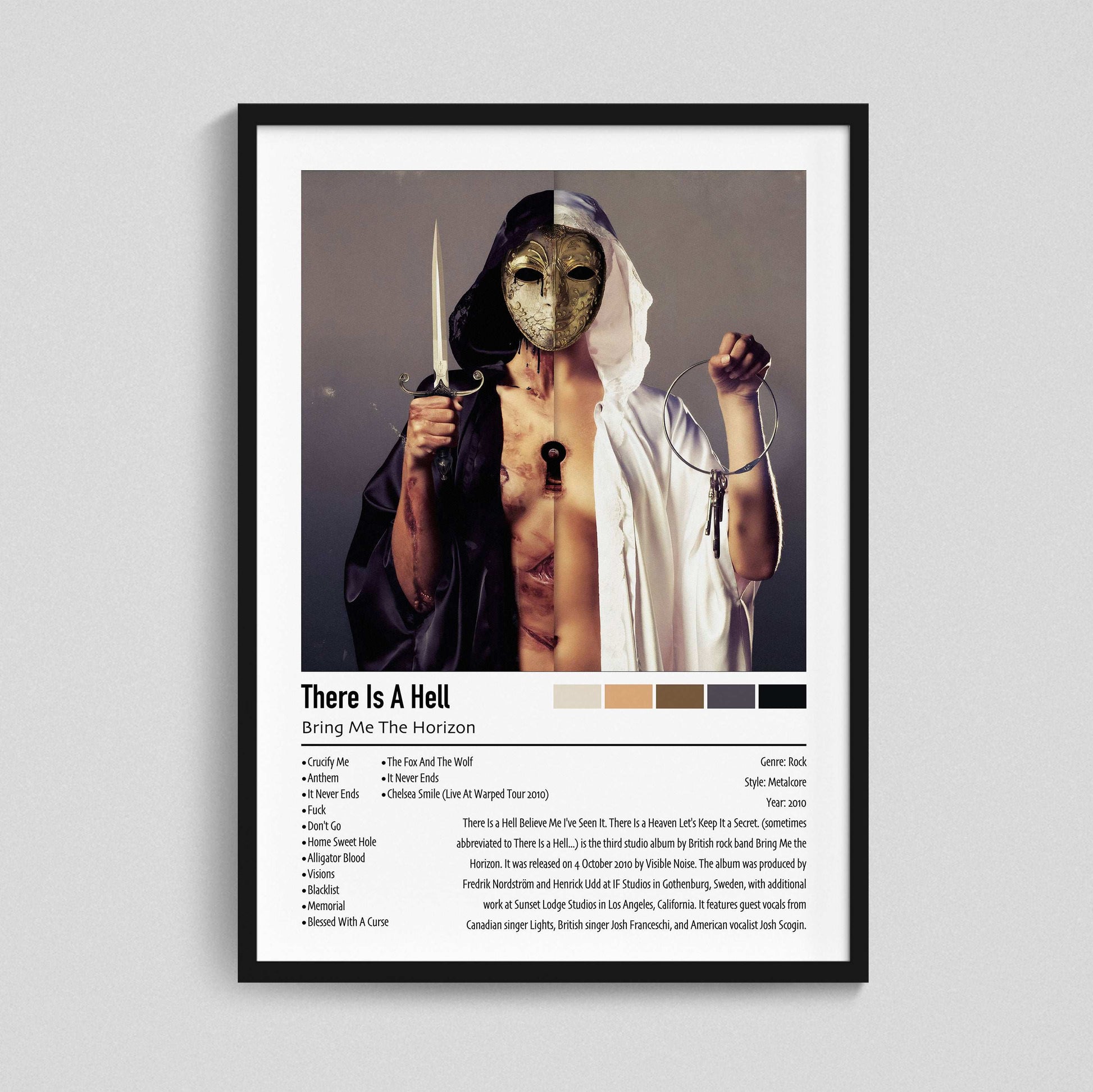 Bring Me The Horizon | There Is A Hell | Custom Album Cover Poster Print