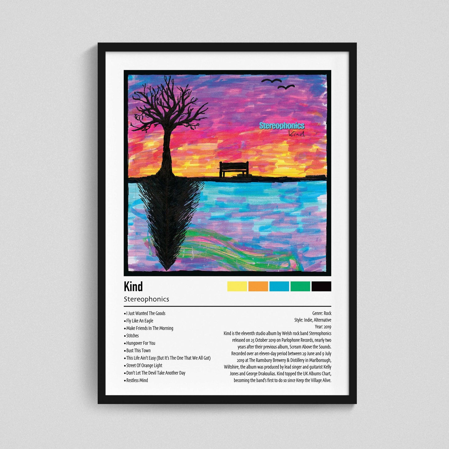 Stereophonics | Kind | Custom Album Cover Poster Print