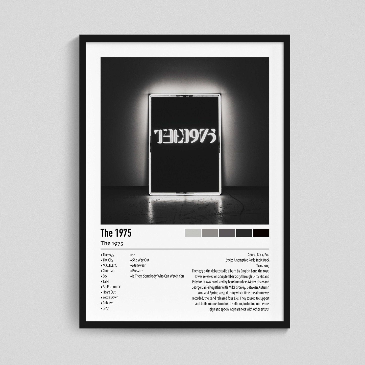 The 1975 | The 1975 | Custom Album Cover Poster Print