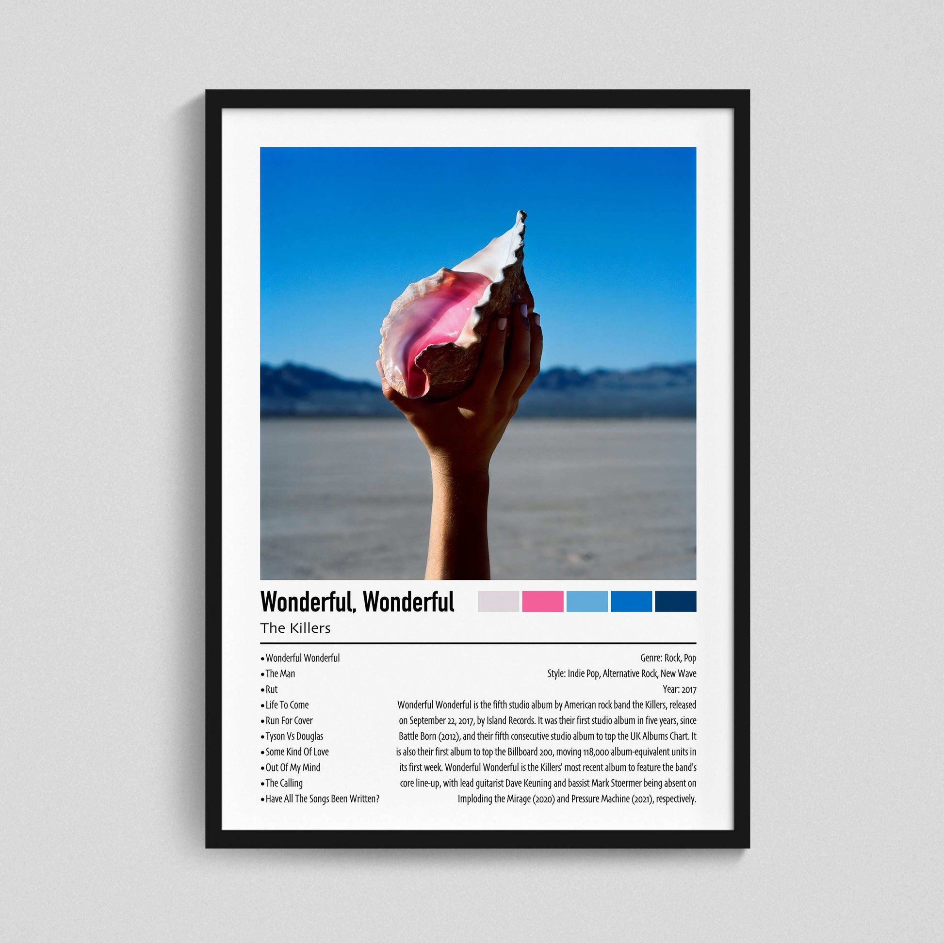 The Killers | Wonderful, Wonderful | Custom Album Cover Poster Print