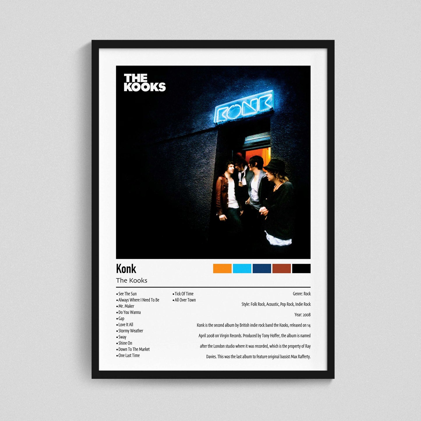 The Kinks | Konk | Custom Album Cover Poster Print