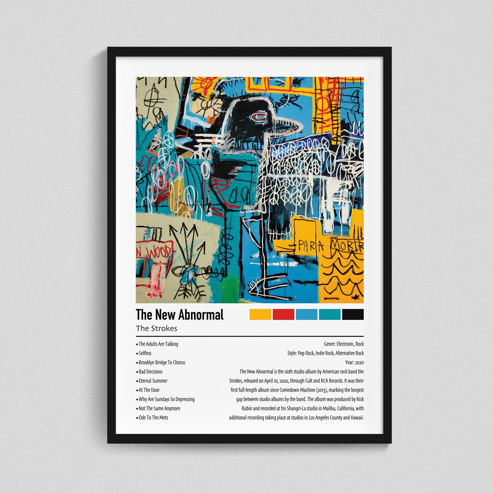 The Strokes | The New Abnormal | Custom Album Cover Poster Print