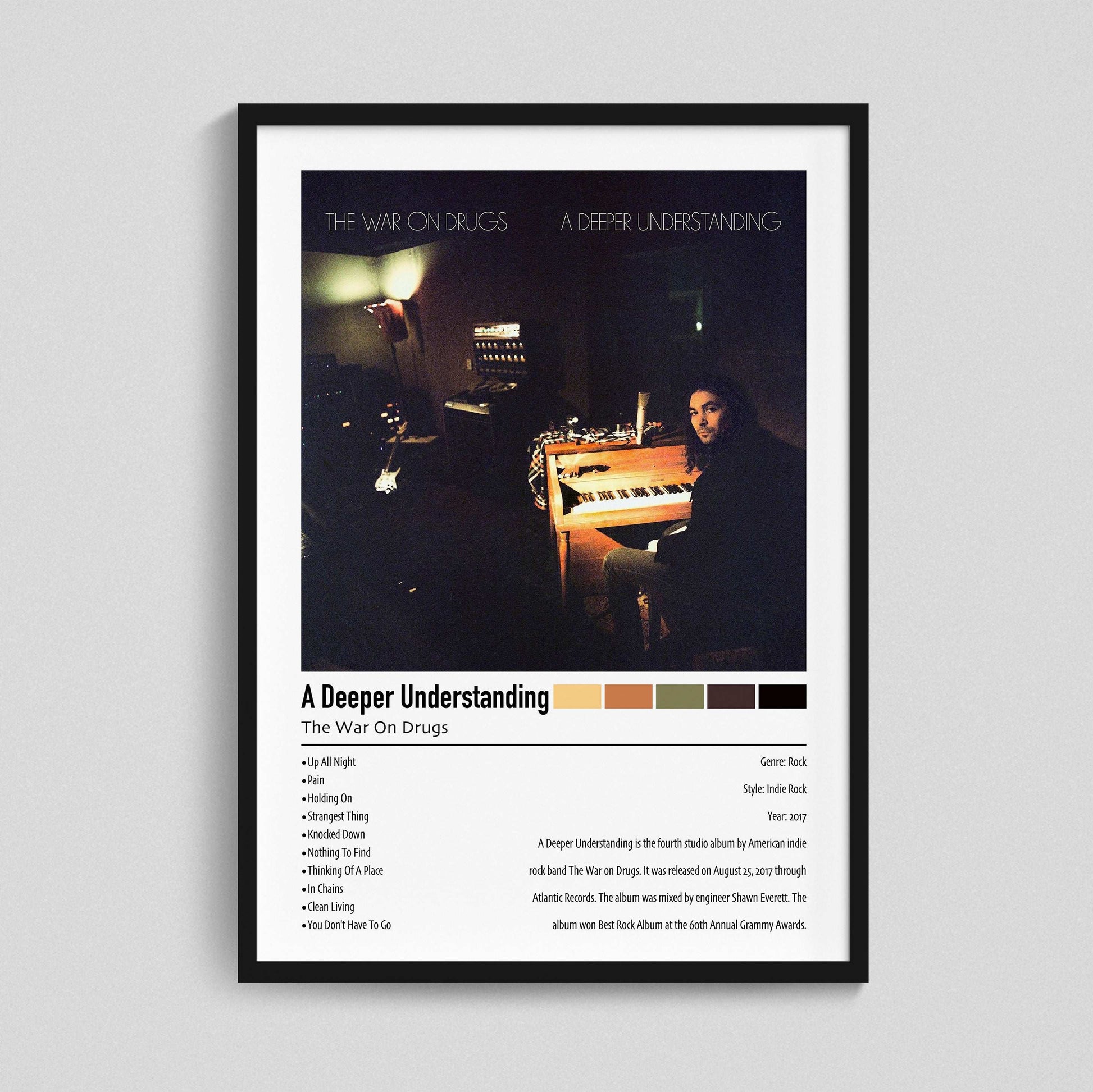 The War On Drugs | A Deeper Understanding | Custom Album Cover Poster Print
