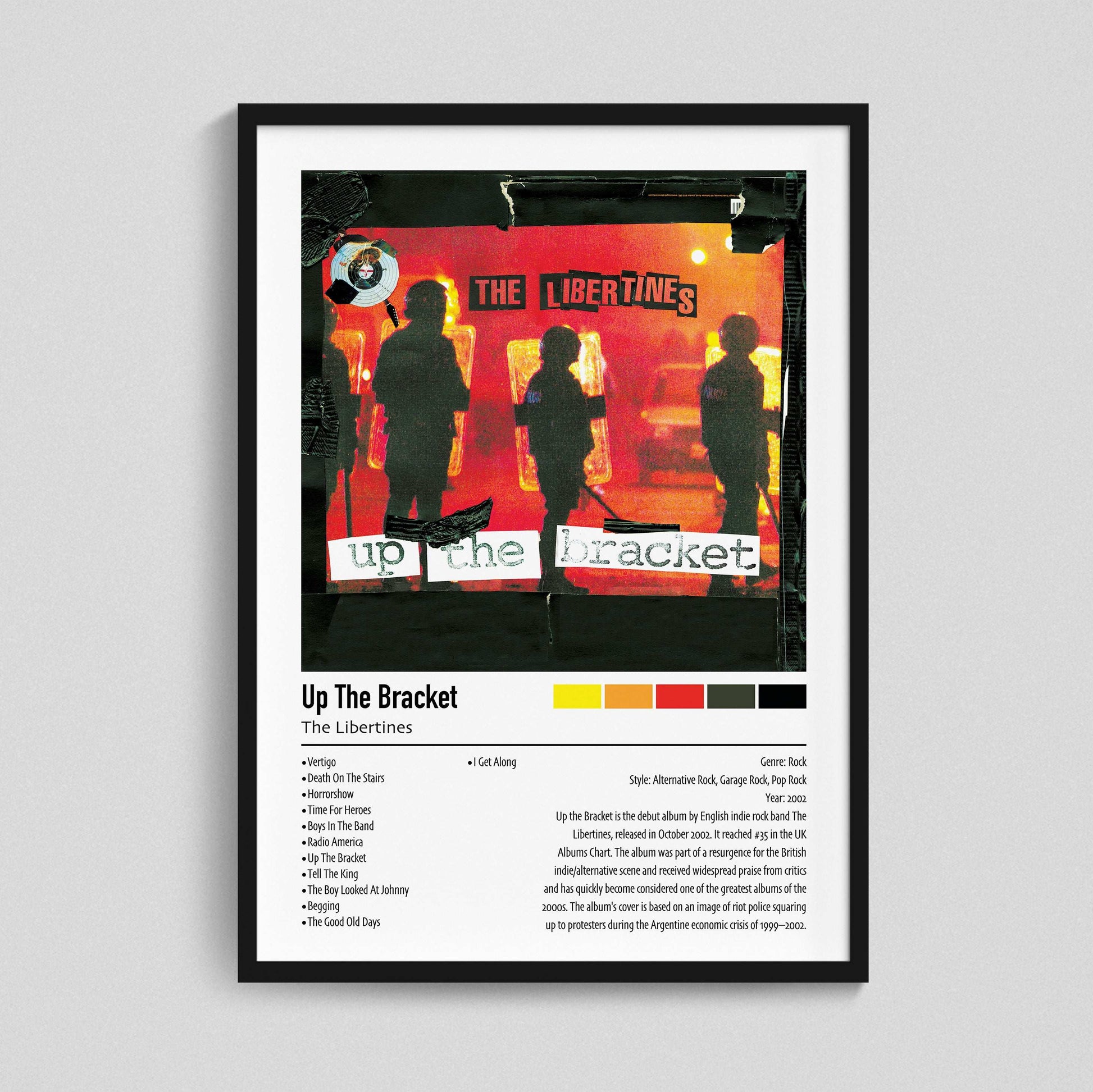 The Libertines | Up The Bracket | Custom Album Cover Poster Print