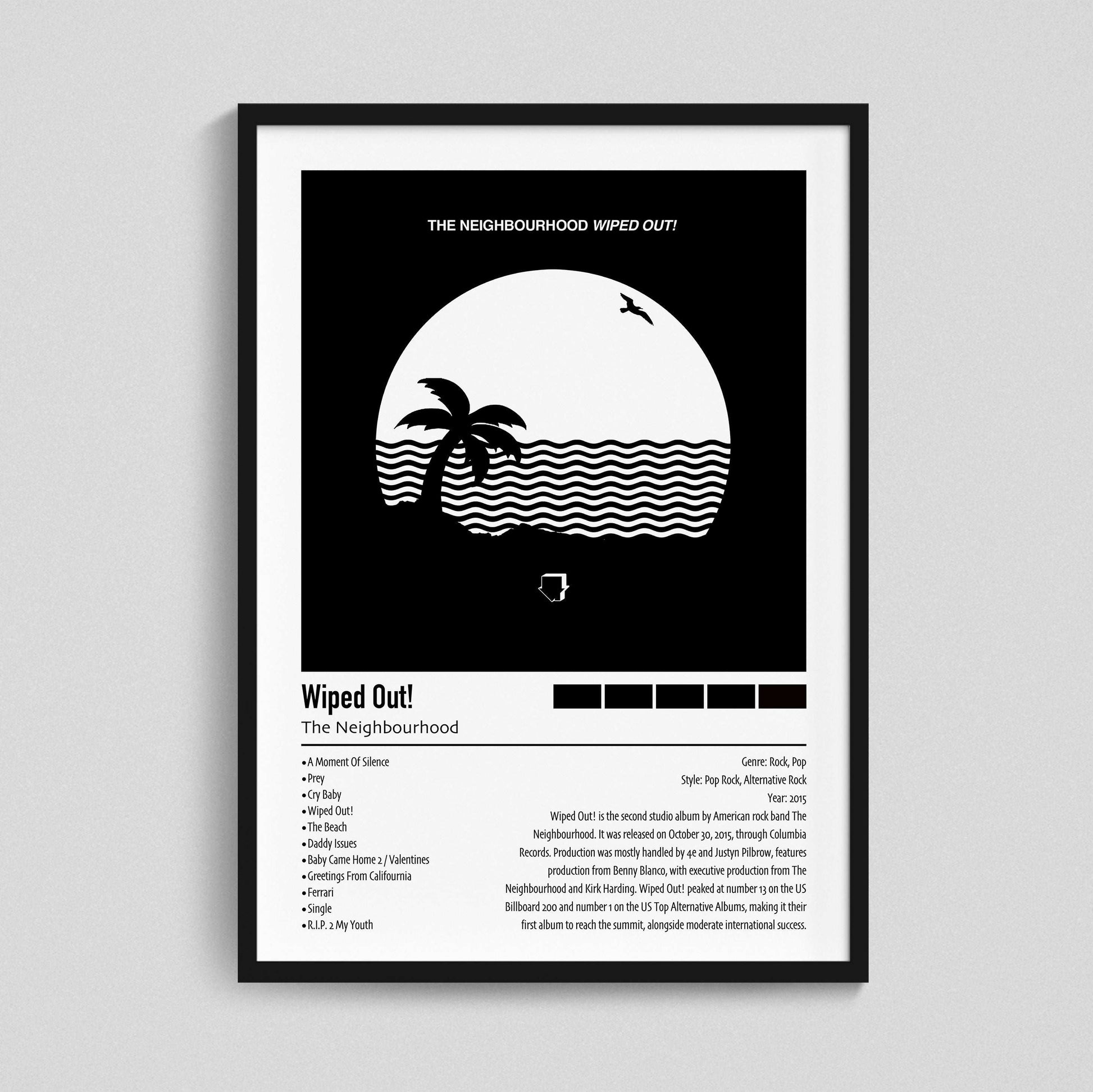 The Neighbourhood | Wiped Out! | Custom Album Cover Poster Print