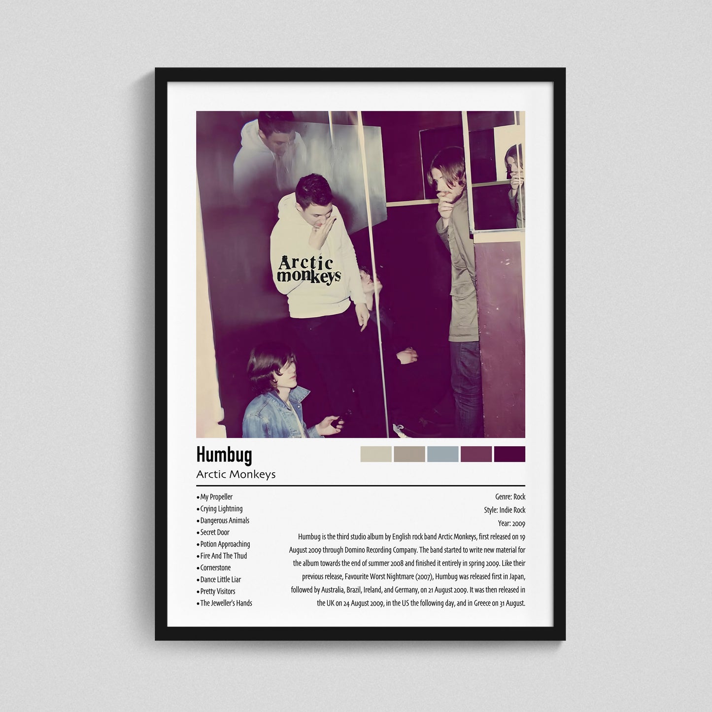 Arctic Monkeys | Humbug | Custom Album Cover Poster Print