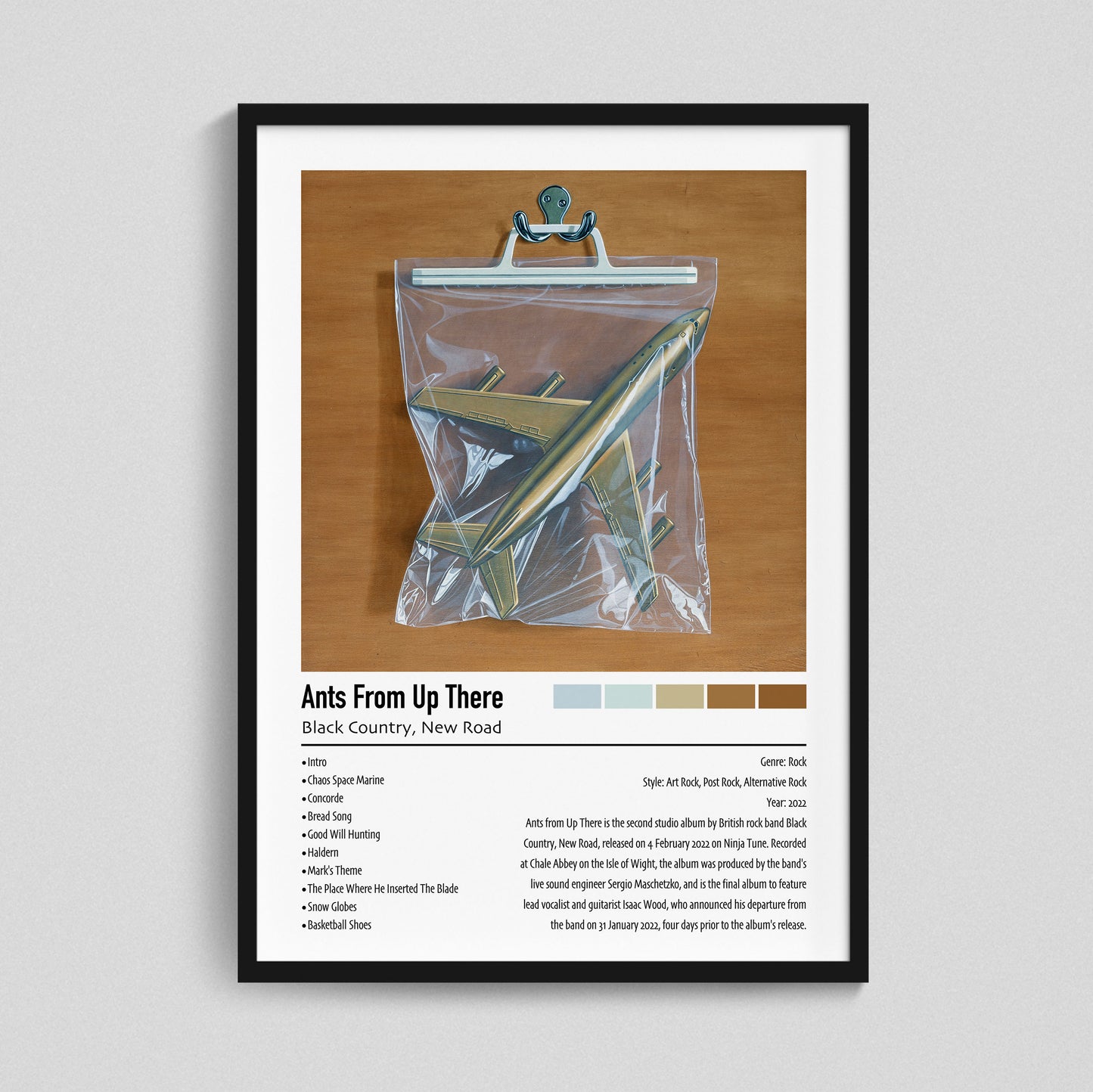 Black Country, New Road | Ants From Up There | Custom Album Cover Poster Print