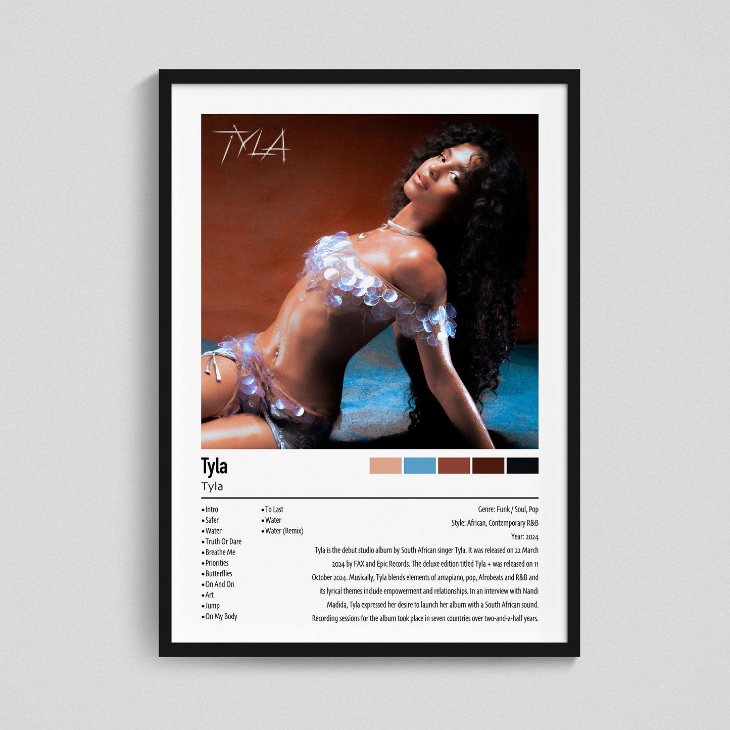 Tyla | Tyla | Custom Album Cover Poster Print