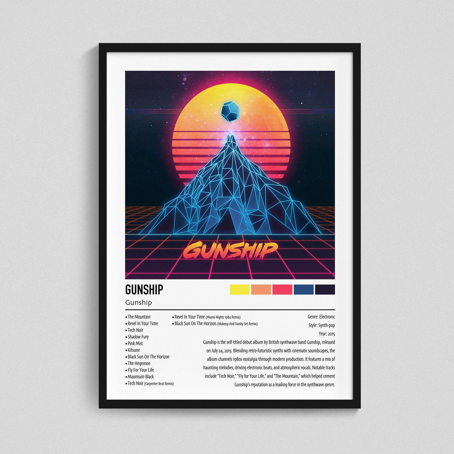 Gunship | Gunship | Custom Album Cover Poster Print