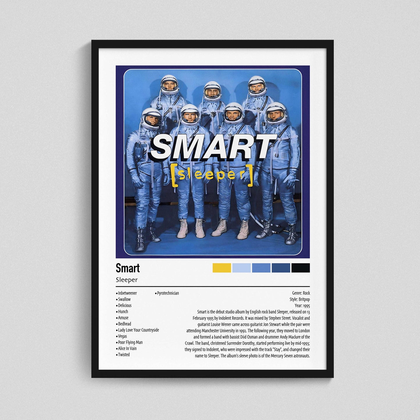 Sleeper | Smart | Custom Album Cover Poster Print