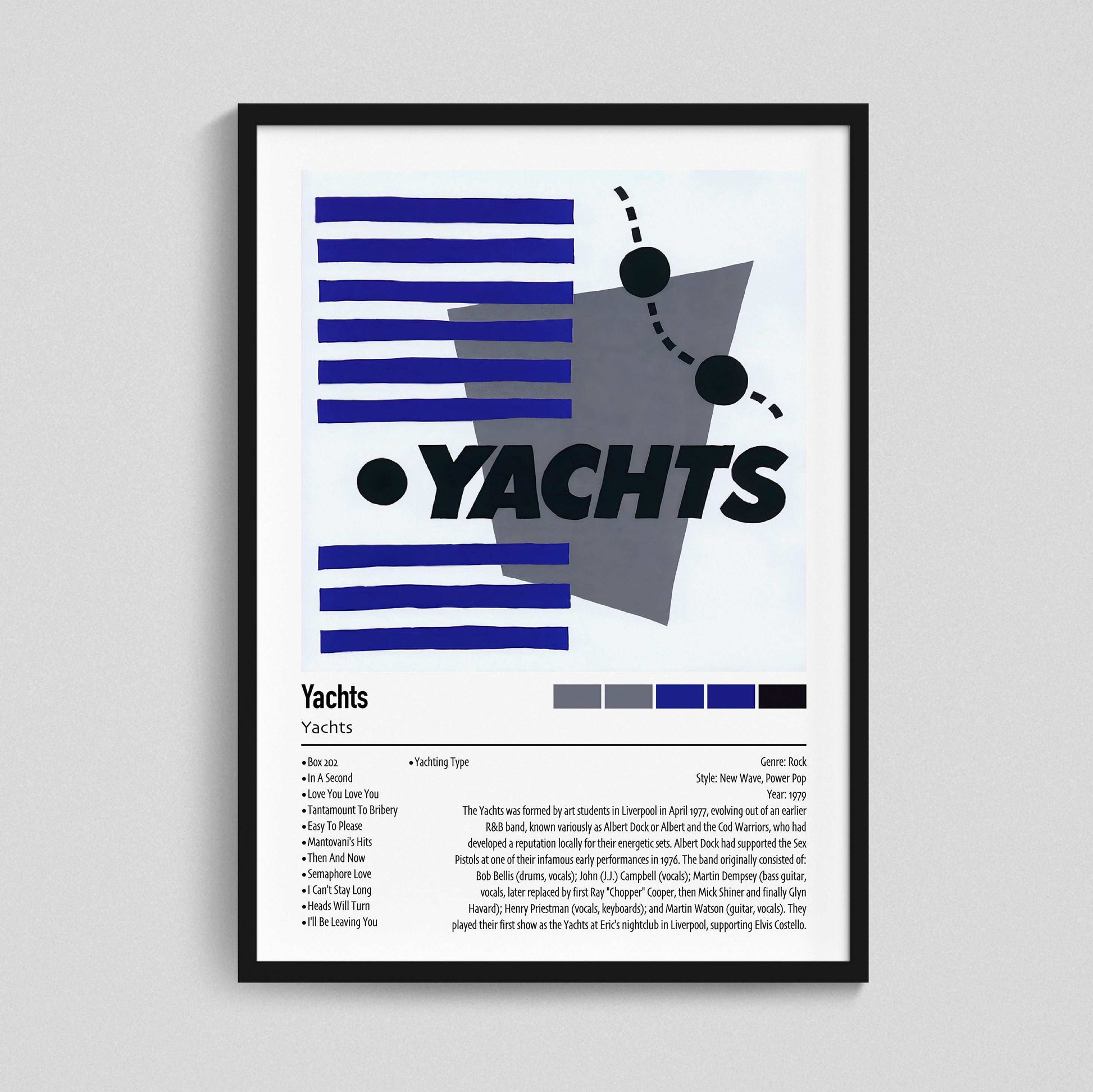Yachts | Yachts | Custom Album Cover Poster Print