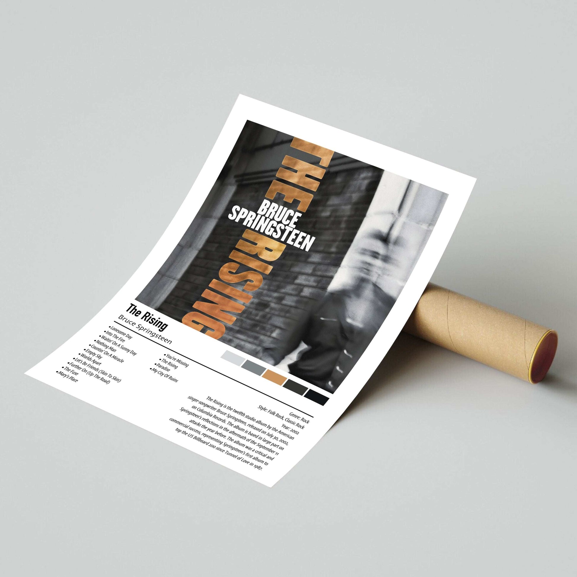 Bruce Springsteen | The Rising | Custom Album Cover Poster Print