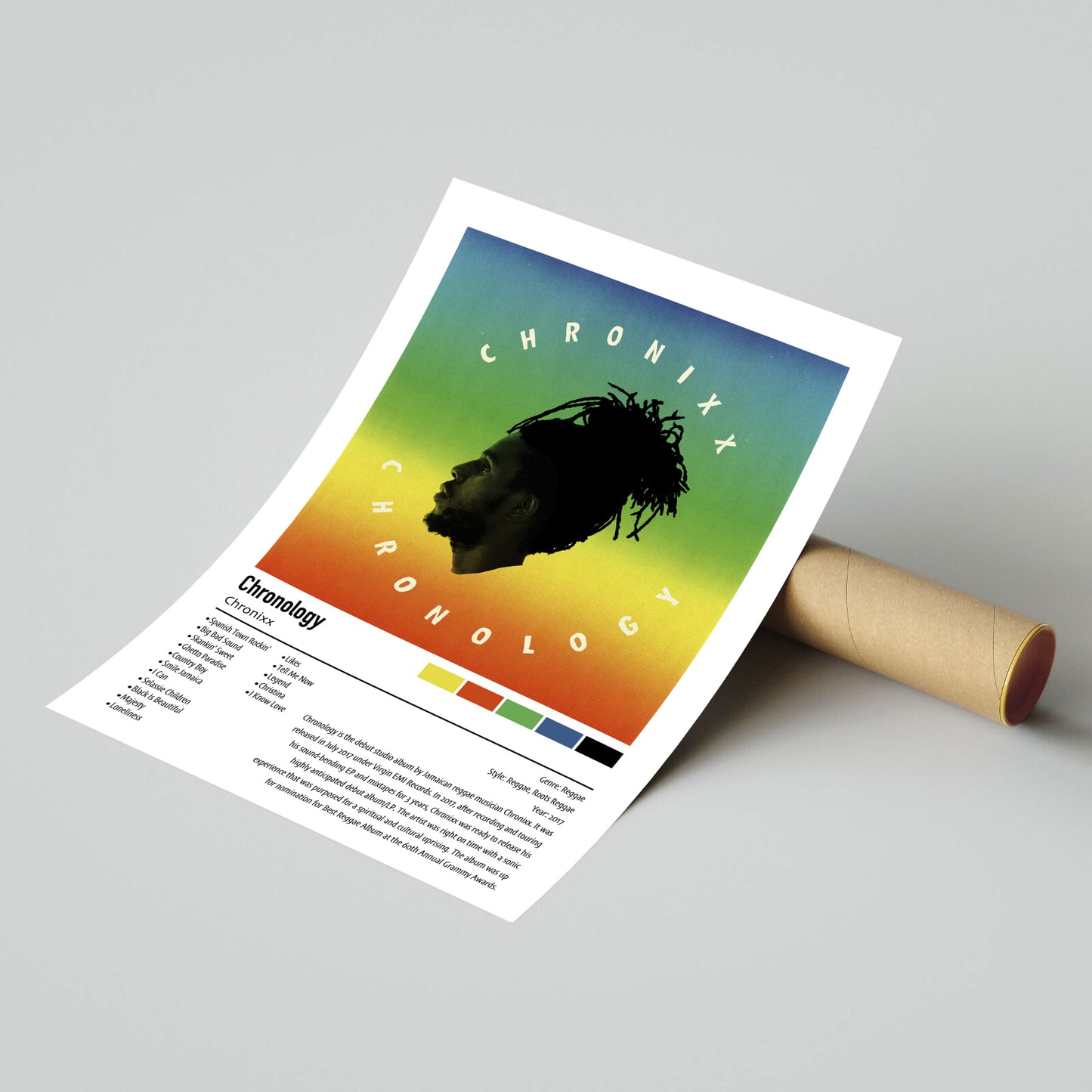 Chronixx | Chronology | Custom Album Cover Poster Print