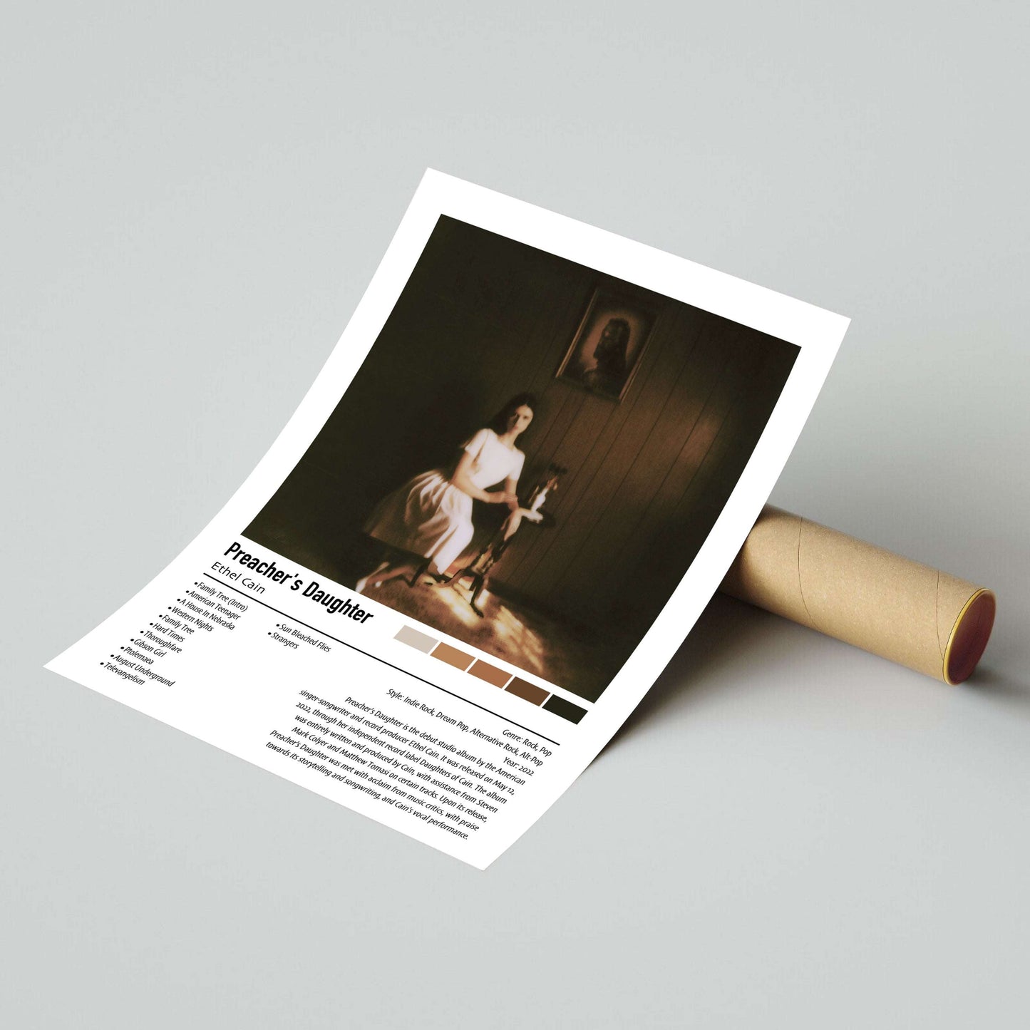 Ethel Cain | Preacher's Daughter | Custom Album Cover Poster Print