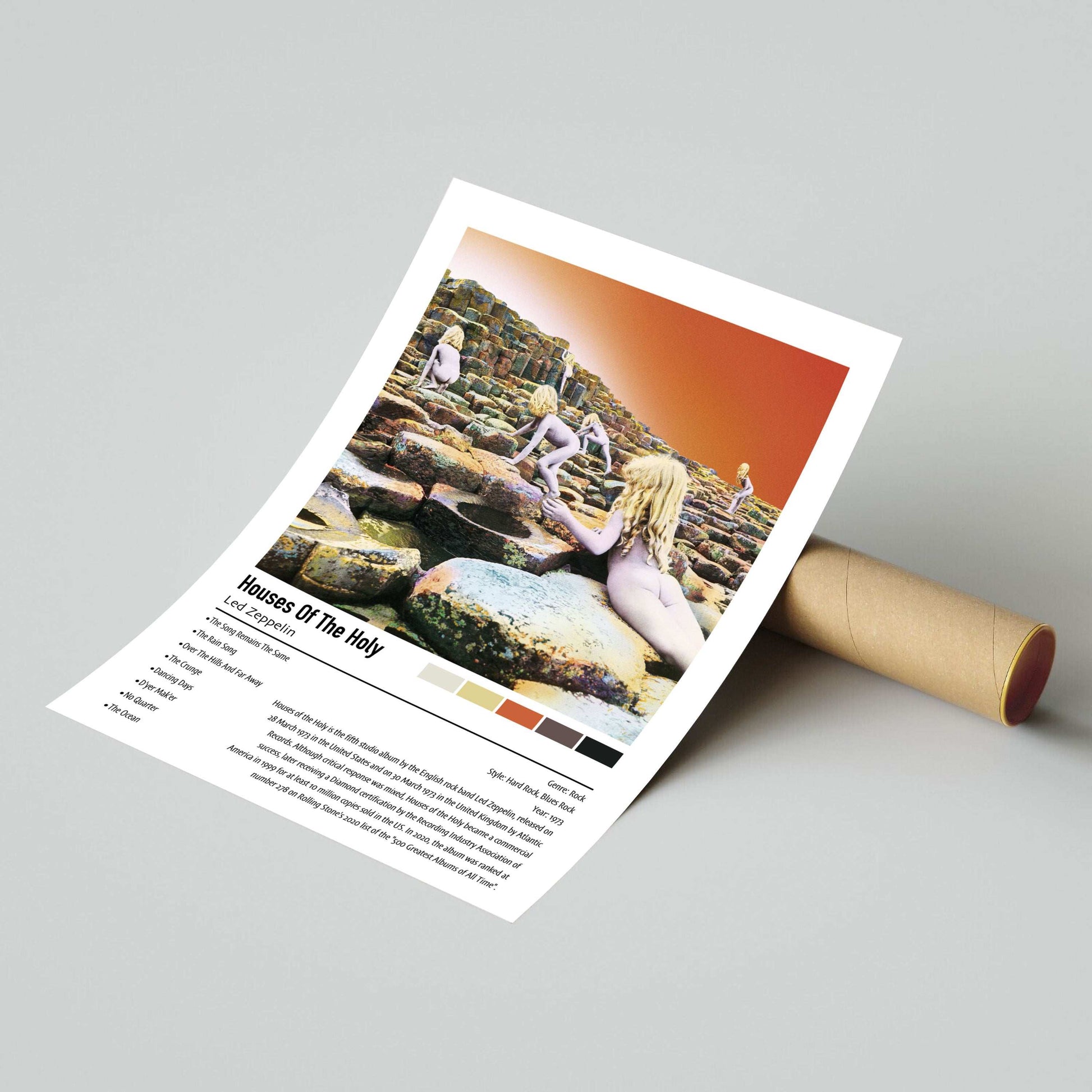 Led Zeppelin | House Of The Holy | Custom Album Cover Poster Print