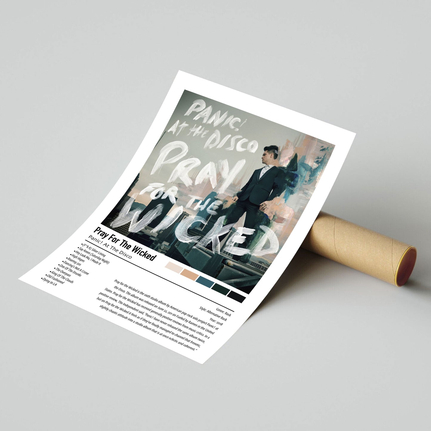 Panic! At The Disco | Pray For The Wicked | Custom Album Cover Poster Print