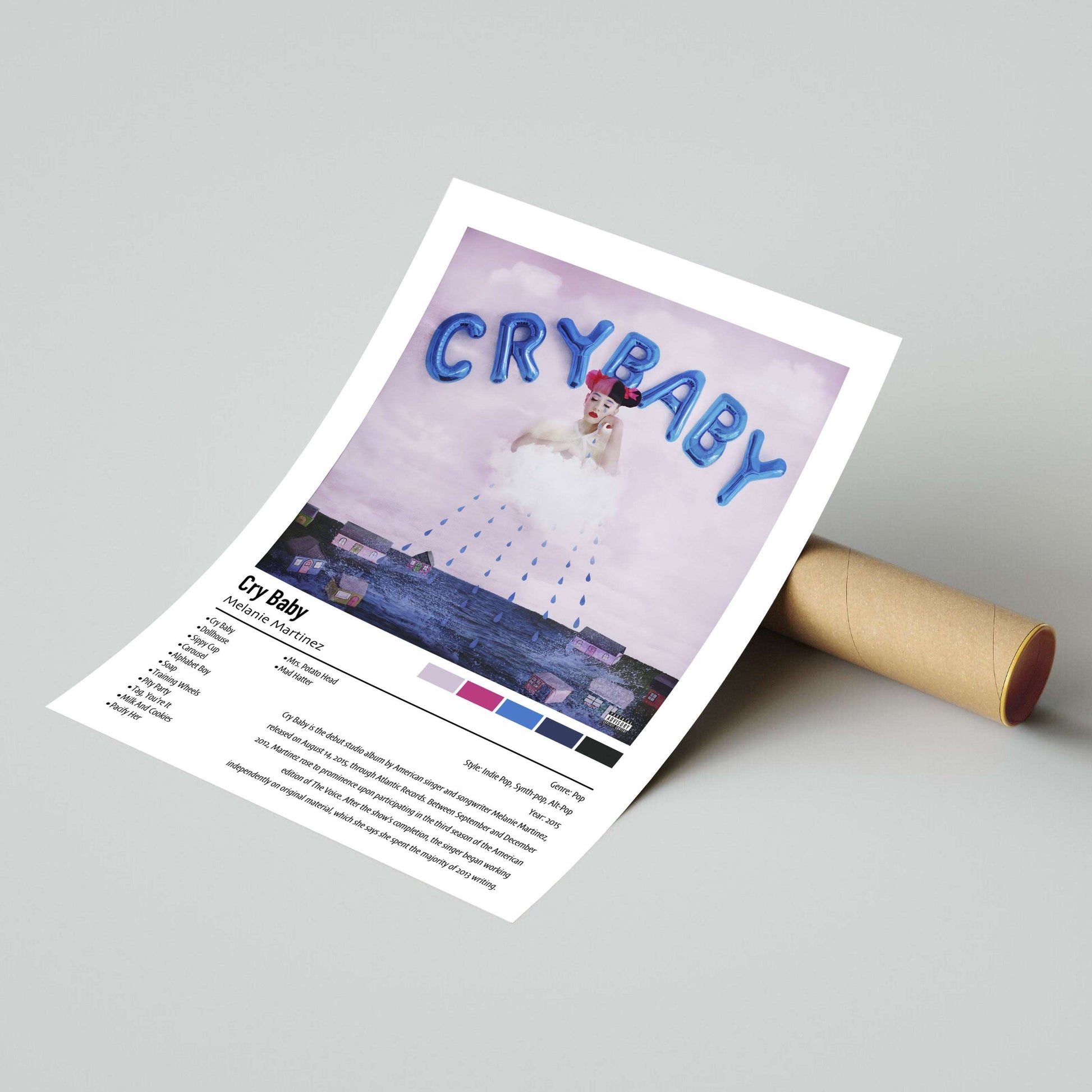 Melanie Martinez | Cry Baby | Custom Album Cover Poster Print