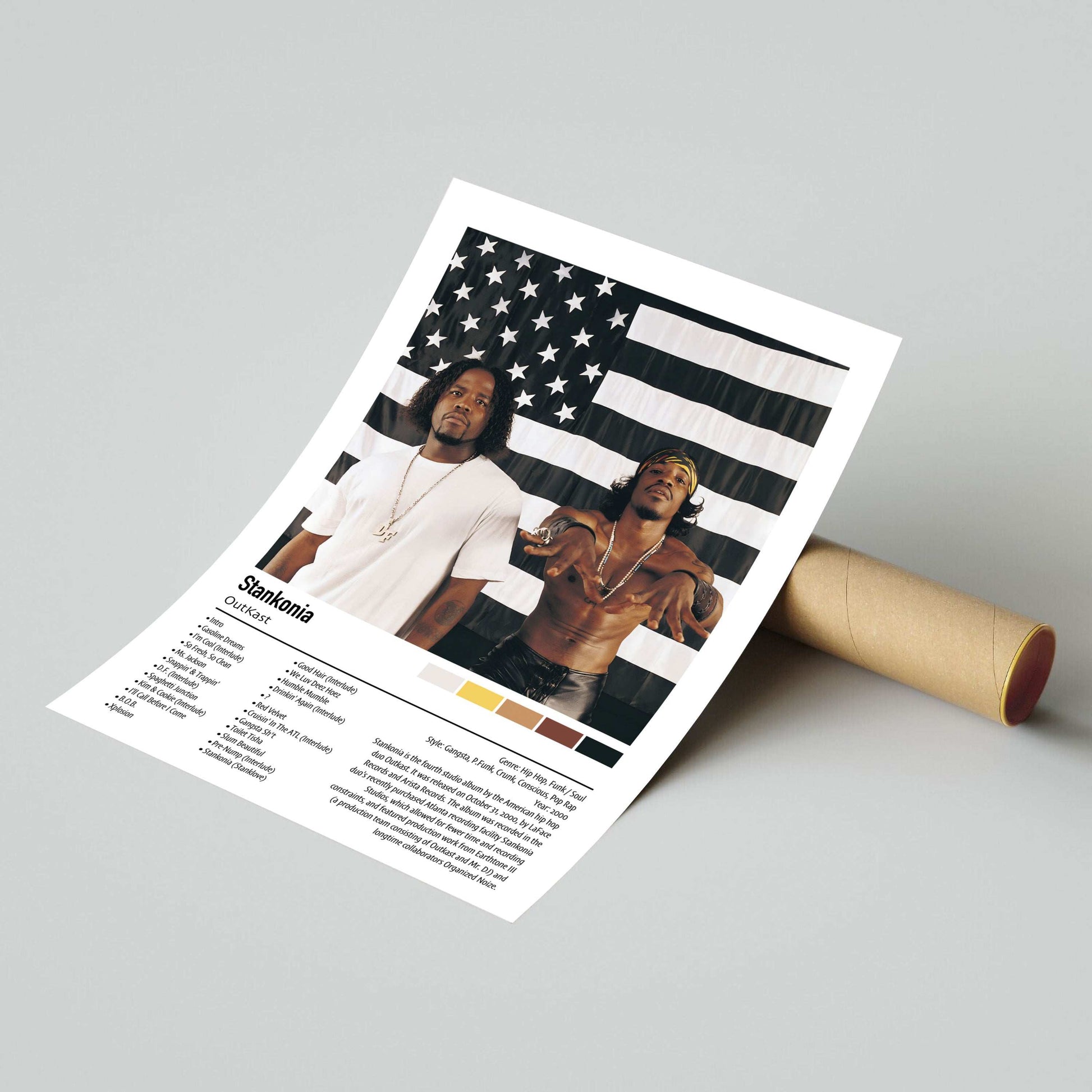 Outkast | Stankonia | Custom Album Cover Poster Print