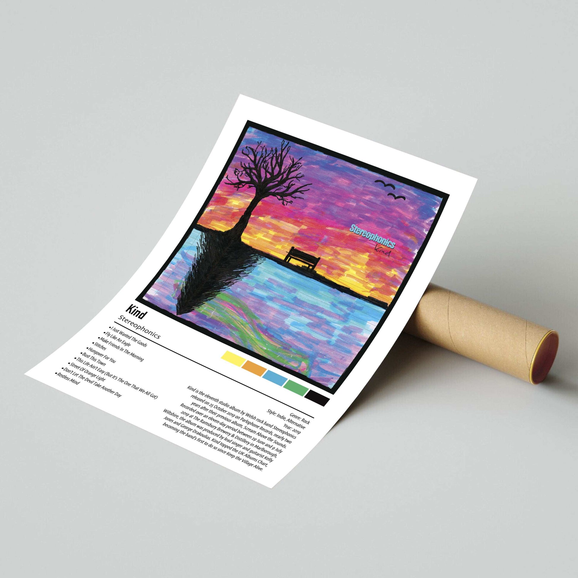 Stereophonics | Kind | Custom Album Cover Poster Print