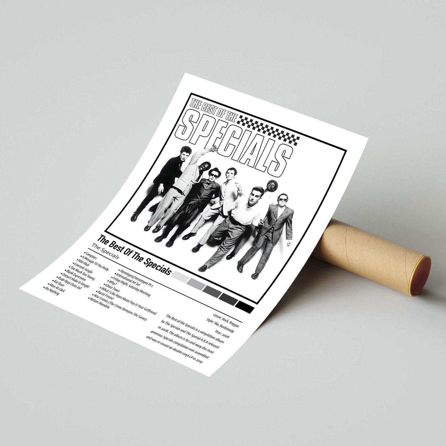 The Specials | The Best of The Specials | Custom Album Cover Poster Print