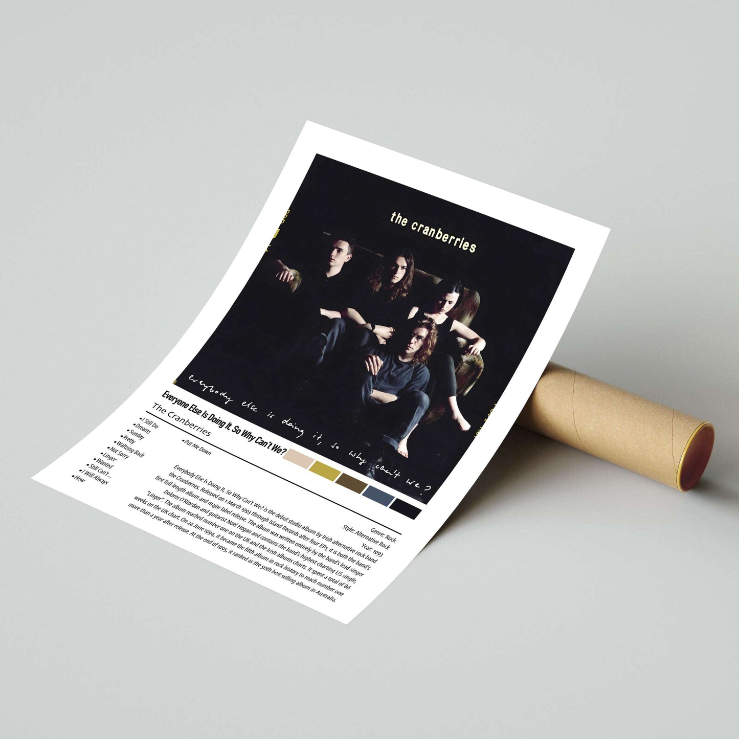 The Cranberries | Everyone Else Is Doing It. So Why Can't We | Custom Album Cover Poster Print