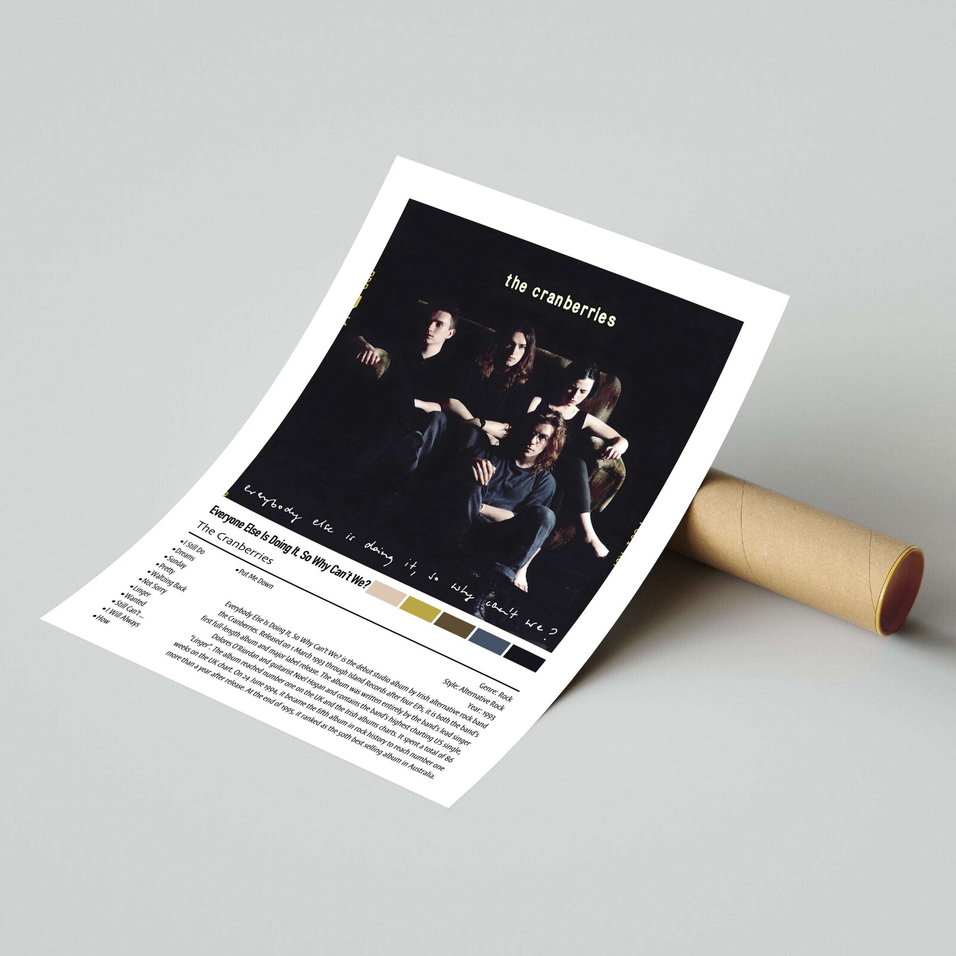 The Cranberries | Everyone Else Is Doing It. So Why Can't We | Custom Album Cover Poster Print