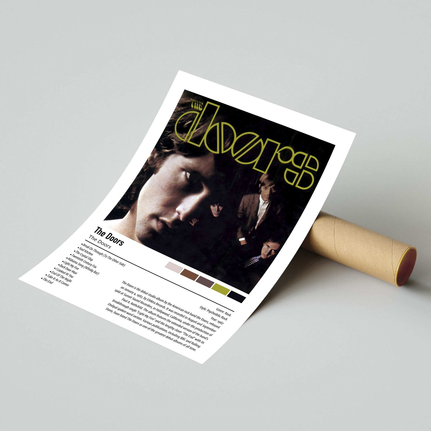 The Doors | The Doors | Custom Album Cover Poster Print
