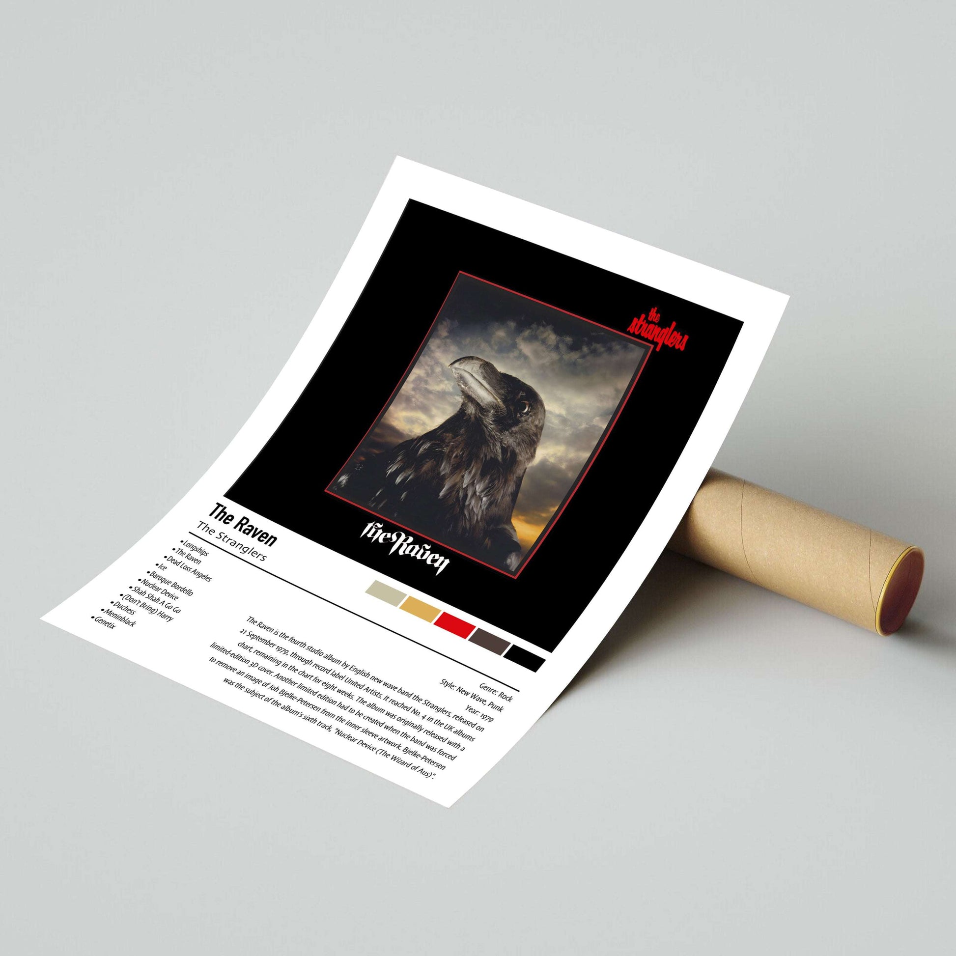 The Stranglers | The Raven | Custom Album Cover Poster Print