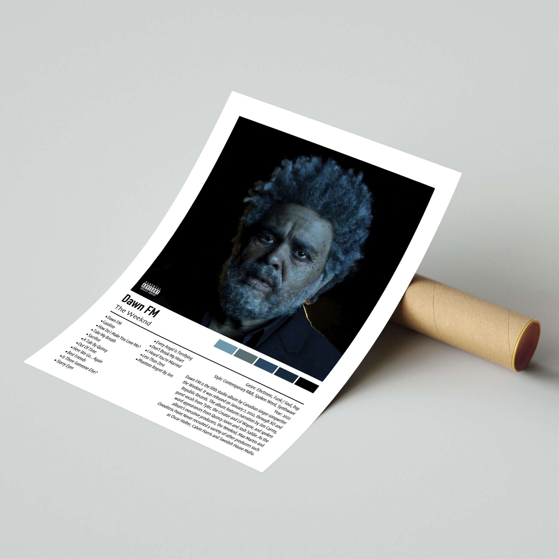 The Weeknd | Dawn FM | Custom Album Cover Poster Print