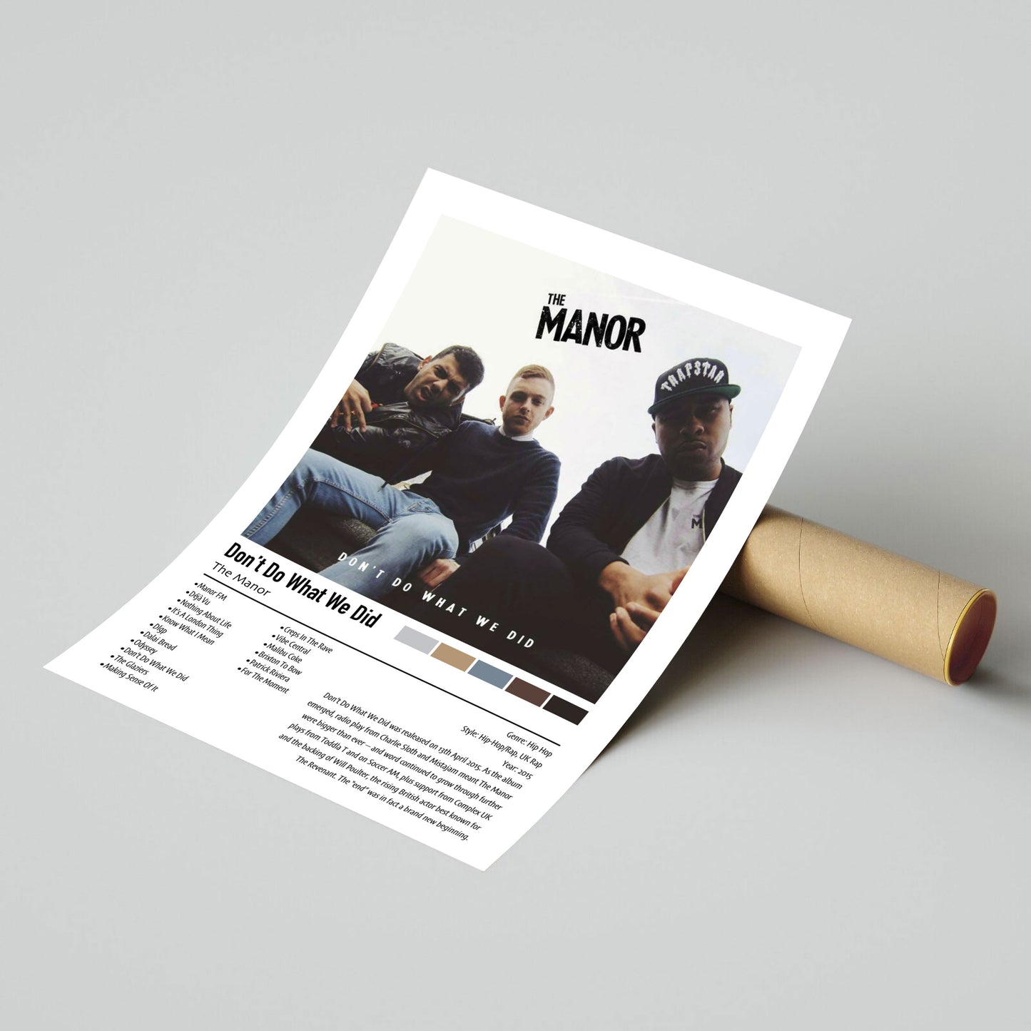 The Manor | Don't Do What We Did | Custom Album Cover Poster Print