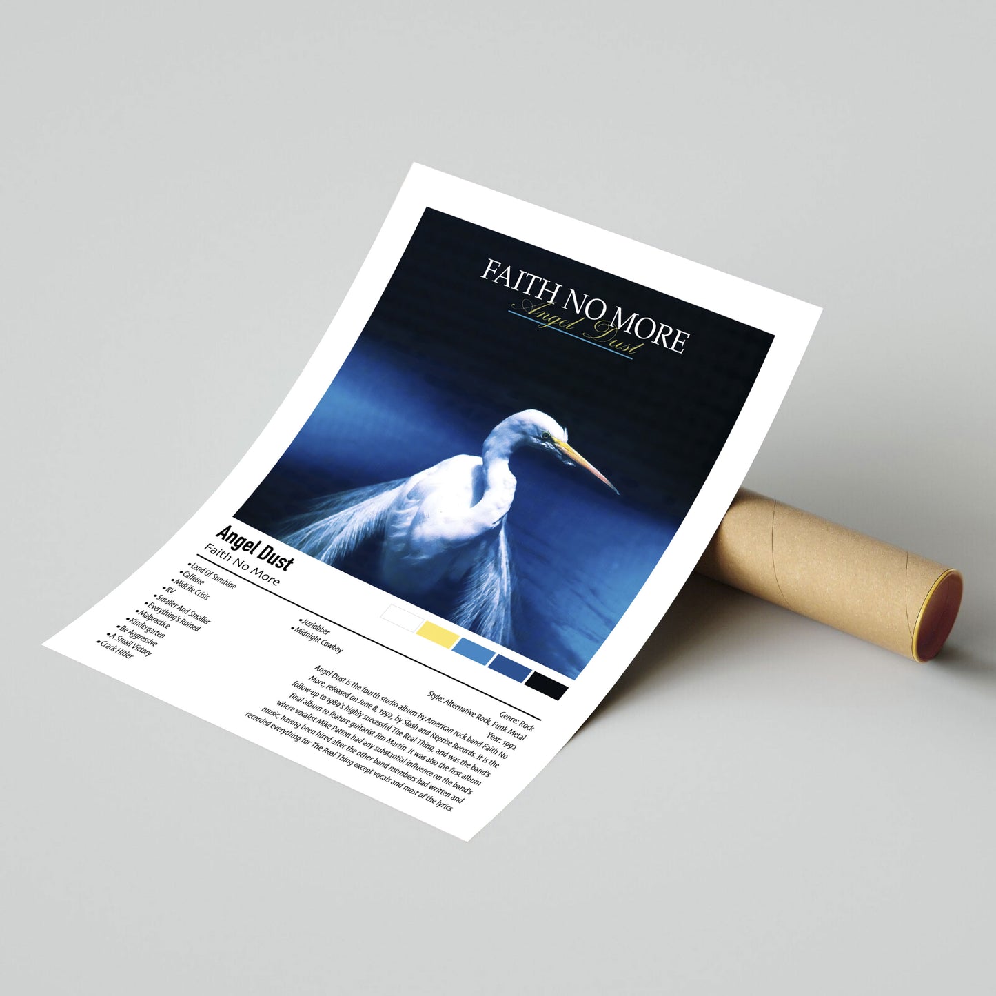 Faith No More | Angel Dust | Custom Album Cover Poster Print