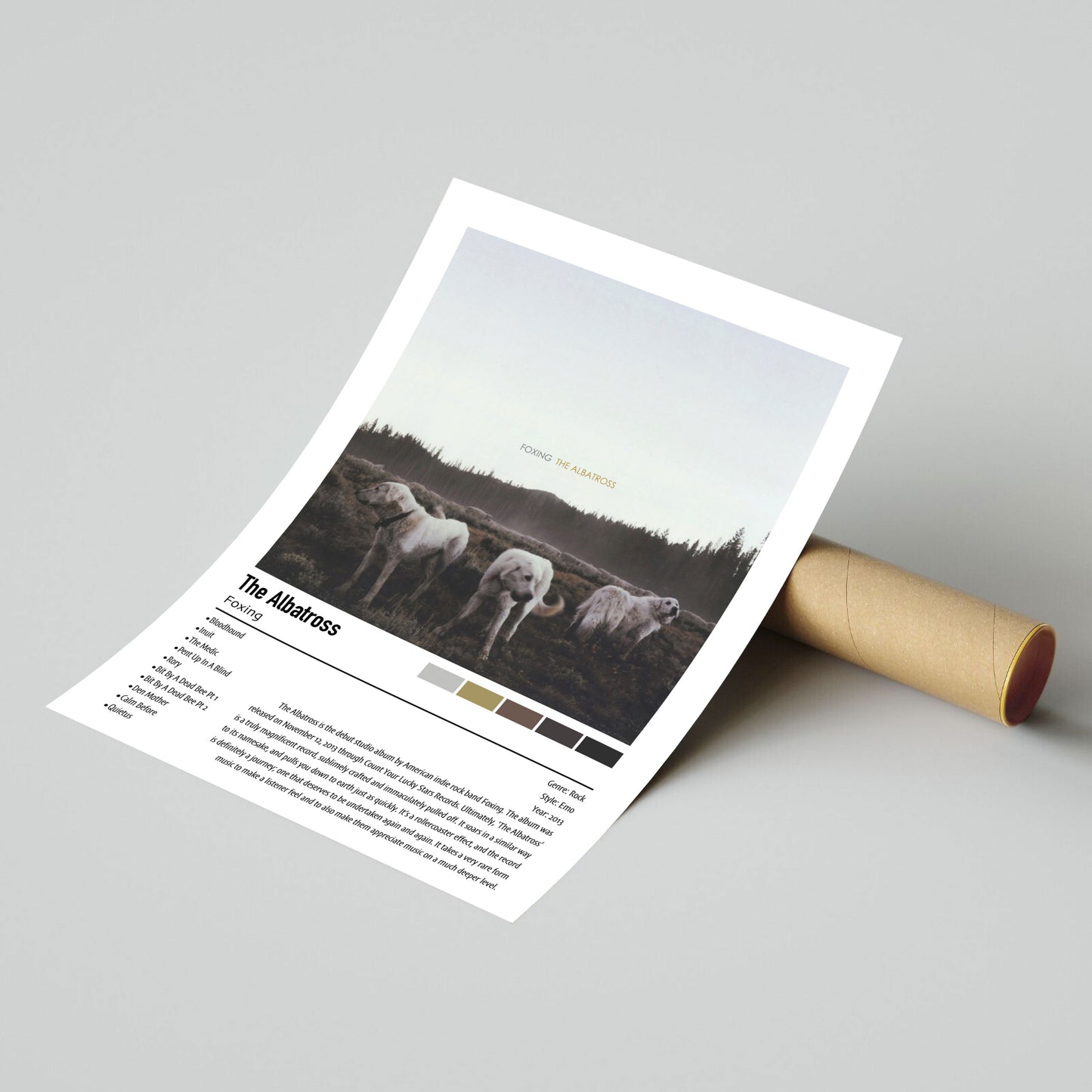 Foxing | The Albatross | Custom Album Cover Poster Print