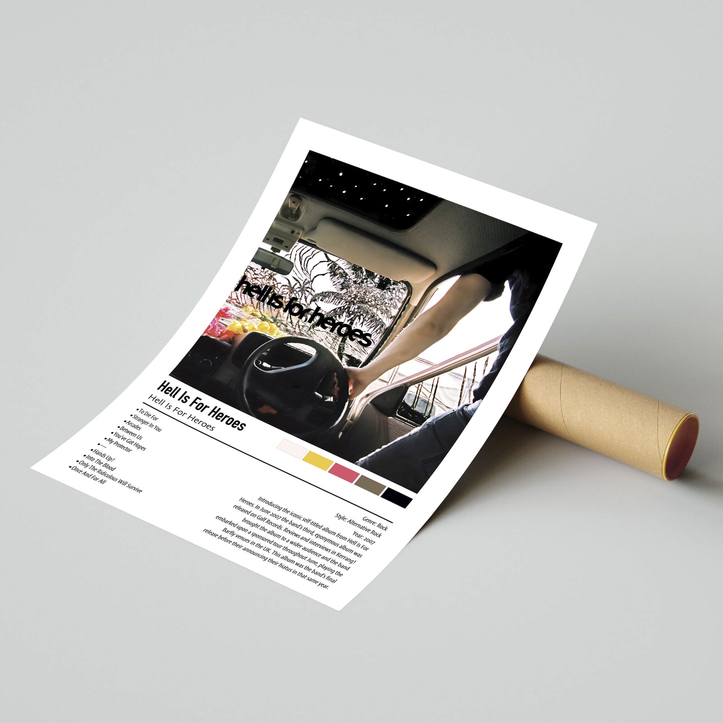 Hell Is For Heroes | Hell Is For Heroes | Custom Album Cover Poster Print