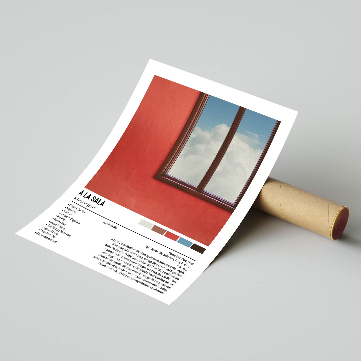 Khruangbin | A LA SALA | Custom Album Cover Poster Print